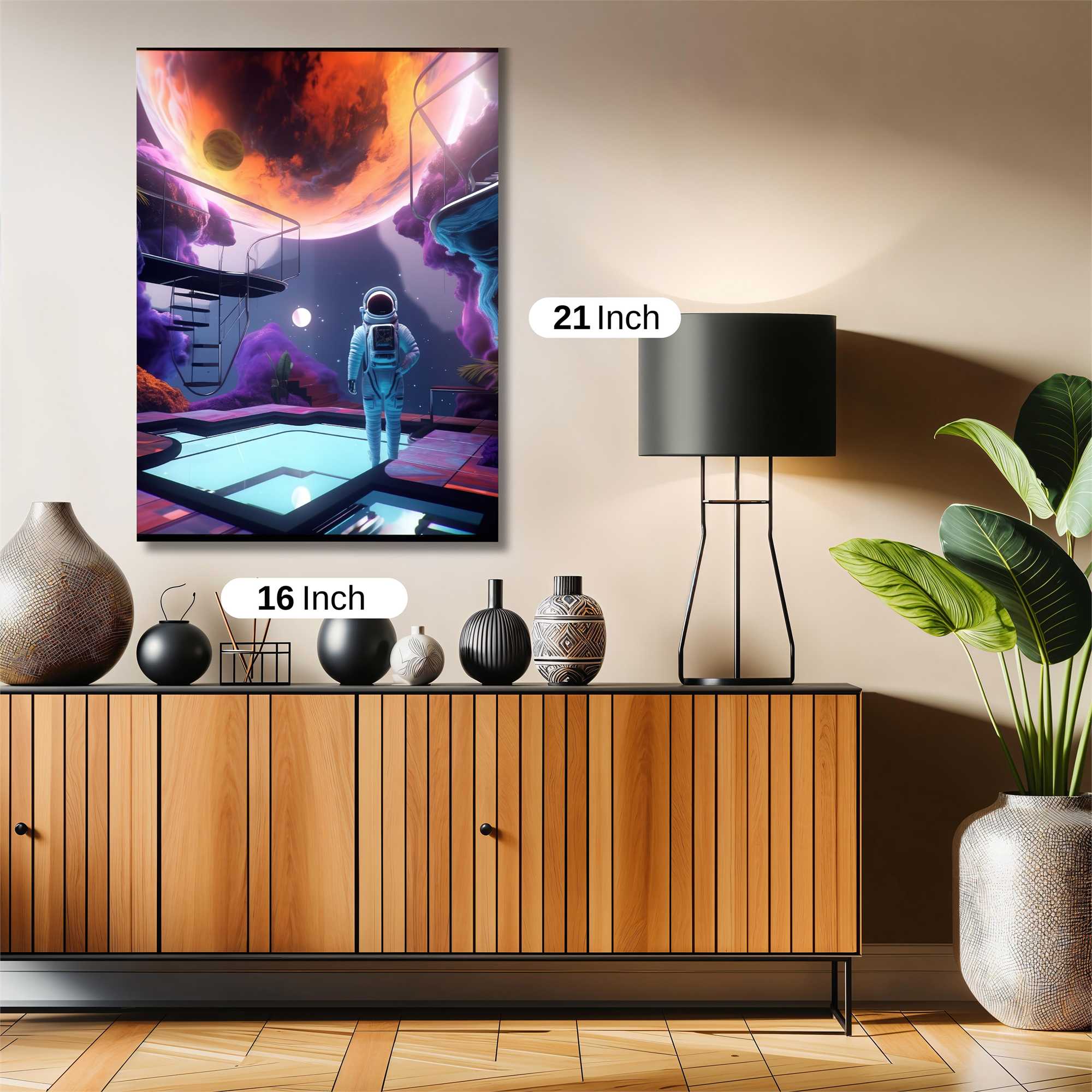 Astronaut Dreamscape Safe Wall Magnetic / M