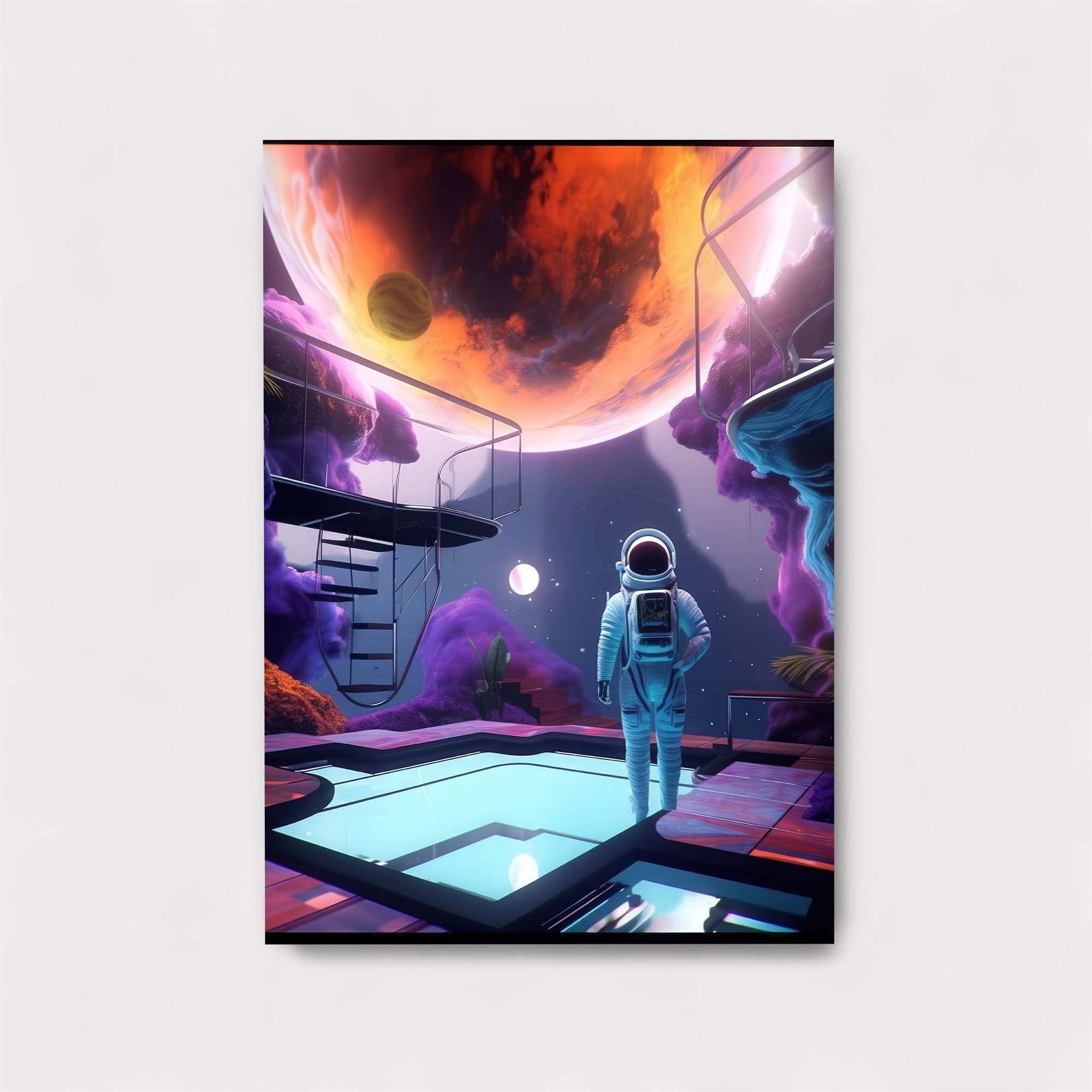 Astronaut Dreamscape Safe Wall Magnetic / M