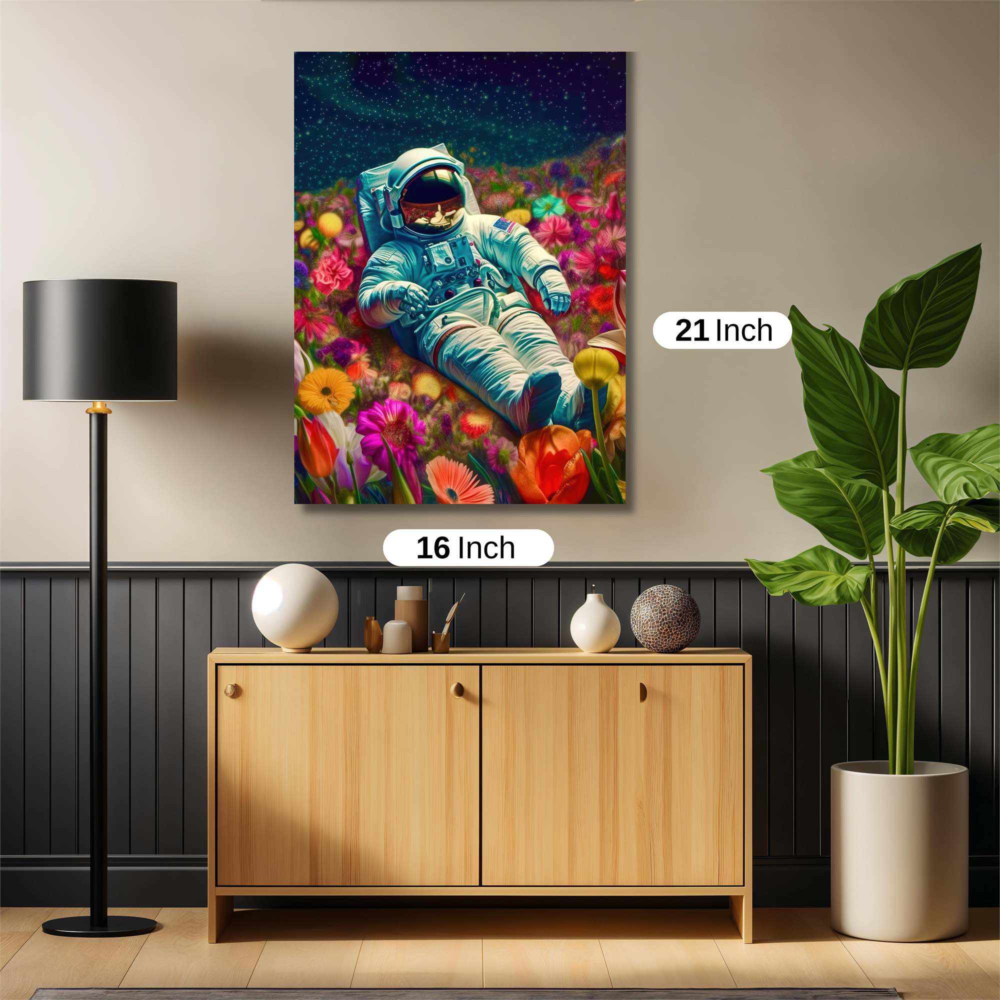 Astronaut Dreamscape Safe Wall Magnetic / M