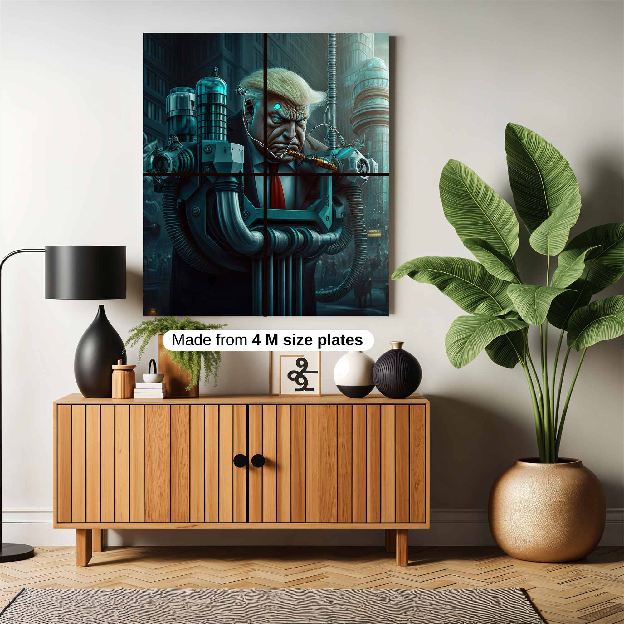 Trump Steampunk Safe Wall Magnetic / M