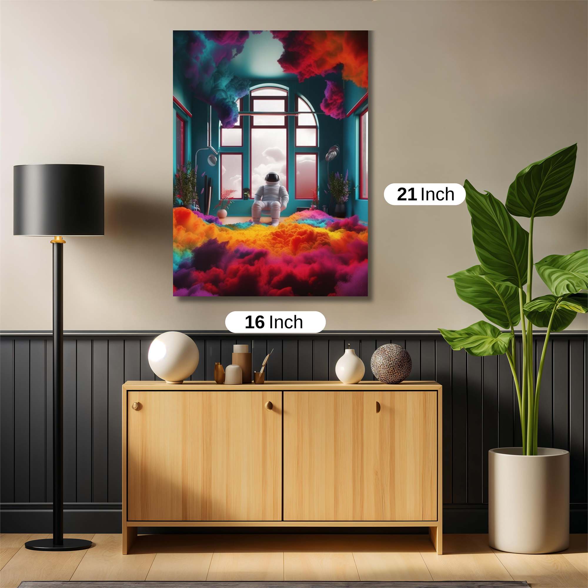 Astronaut Dreamscape Safe Wall Magnetic / M