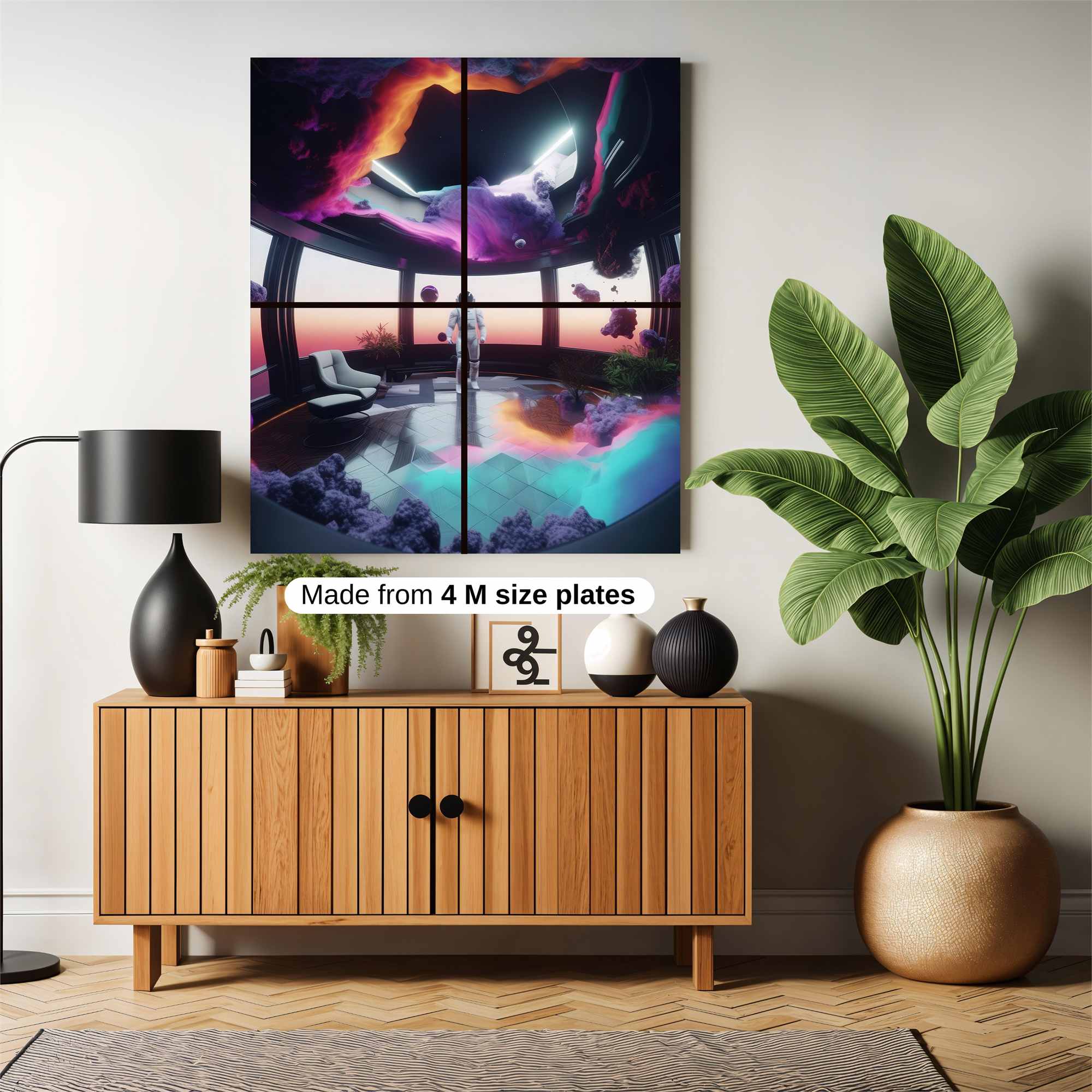 Astronaut Dreamscape Safe Wall Magnetic / M