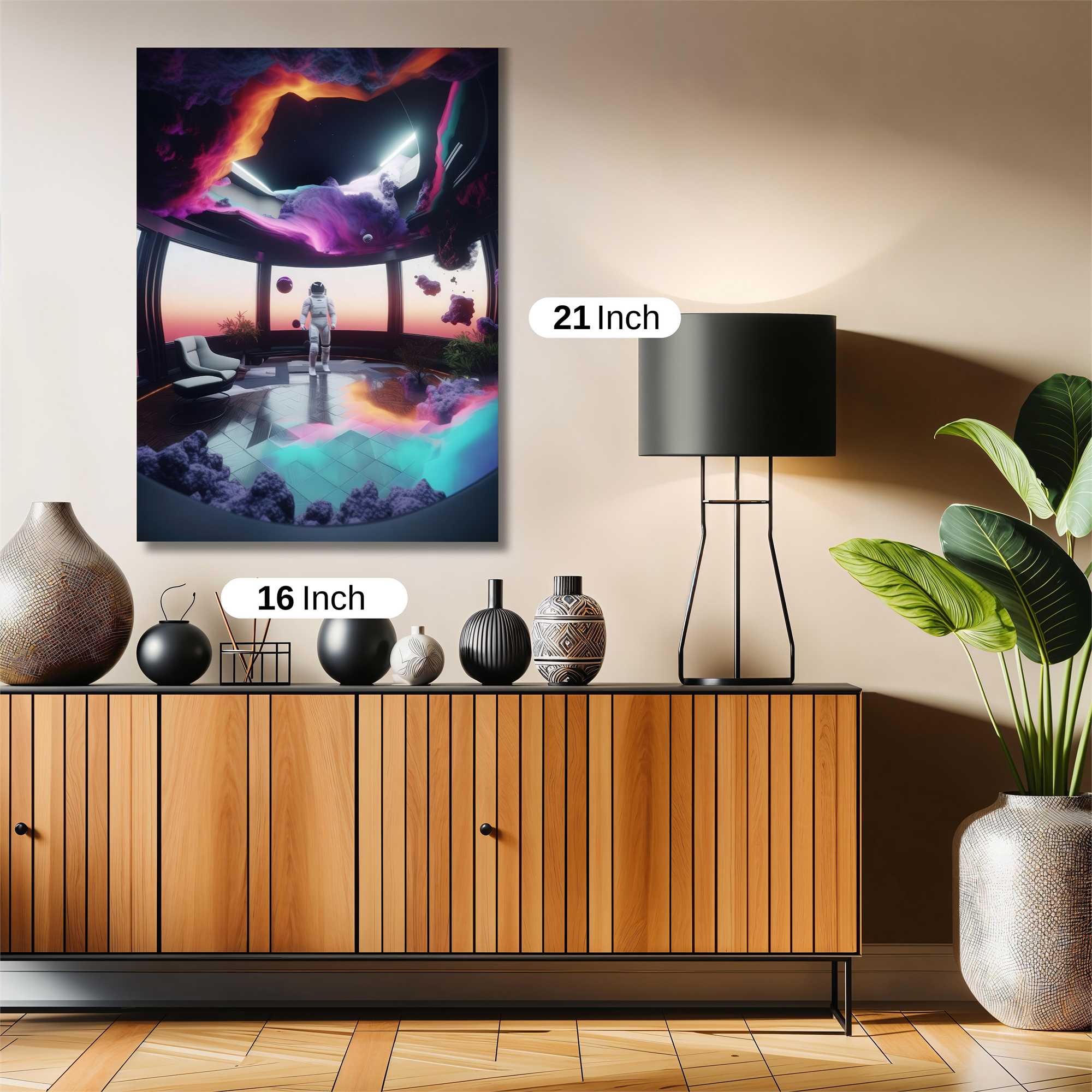 Astronaut Dreamscape Safe Wall Magnetic / M