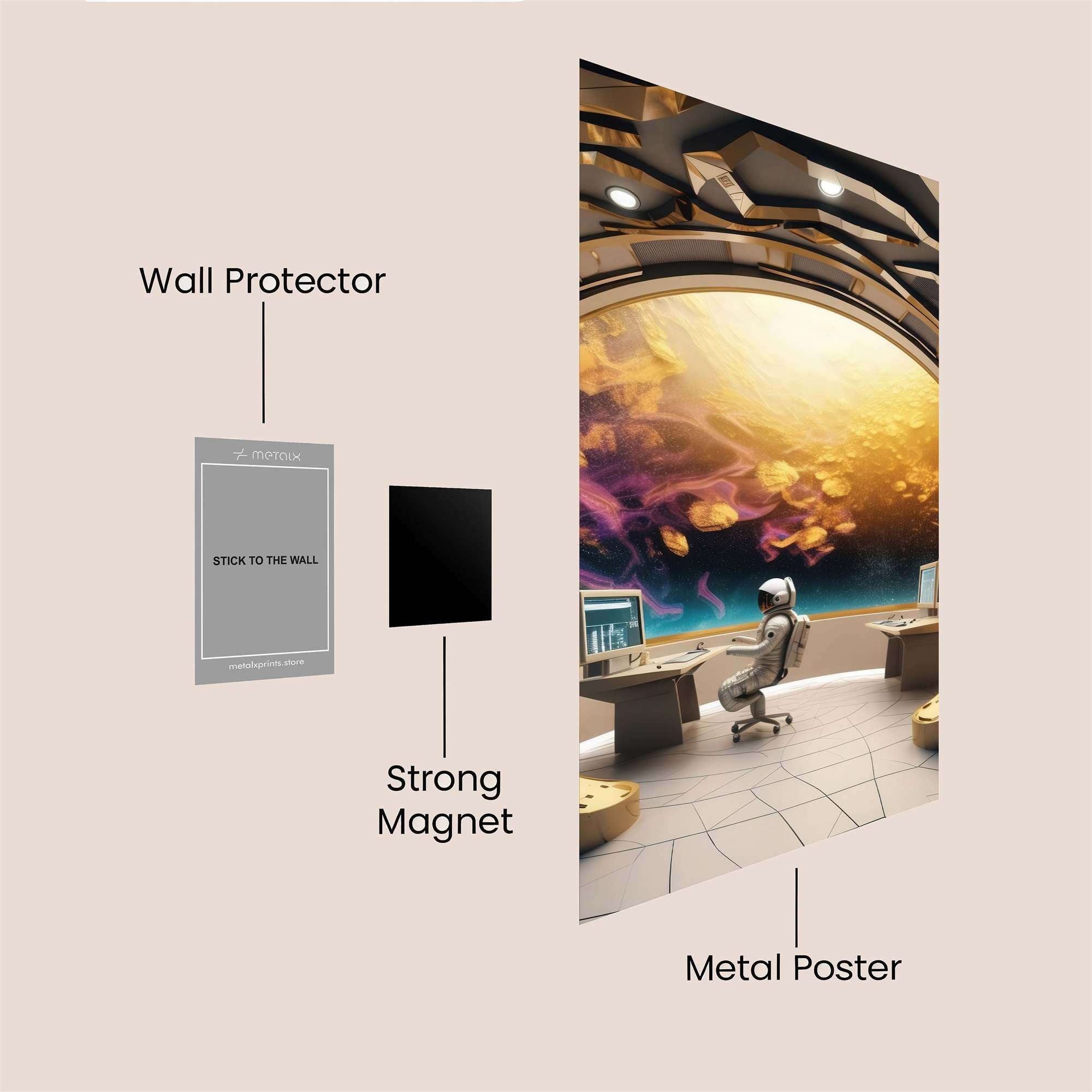 Cosmic Solitude Safe Wall Magnetic / M