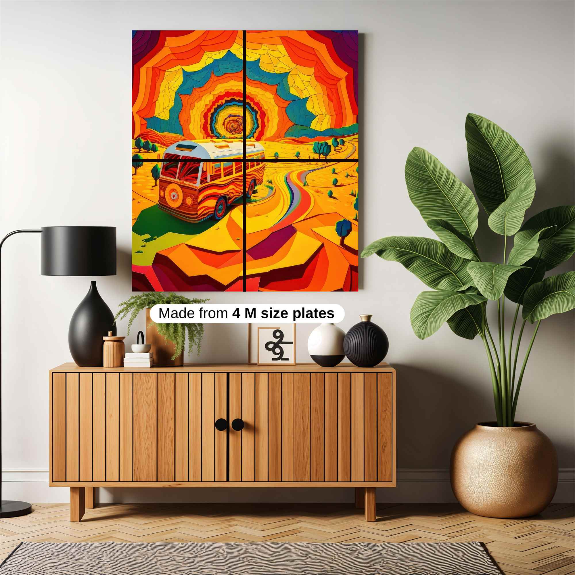 Psychedelic Journey Safe Wall Magnetic / M