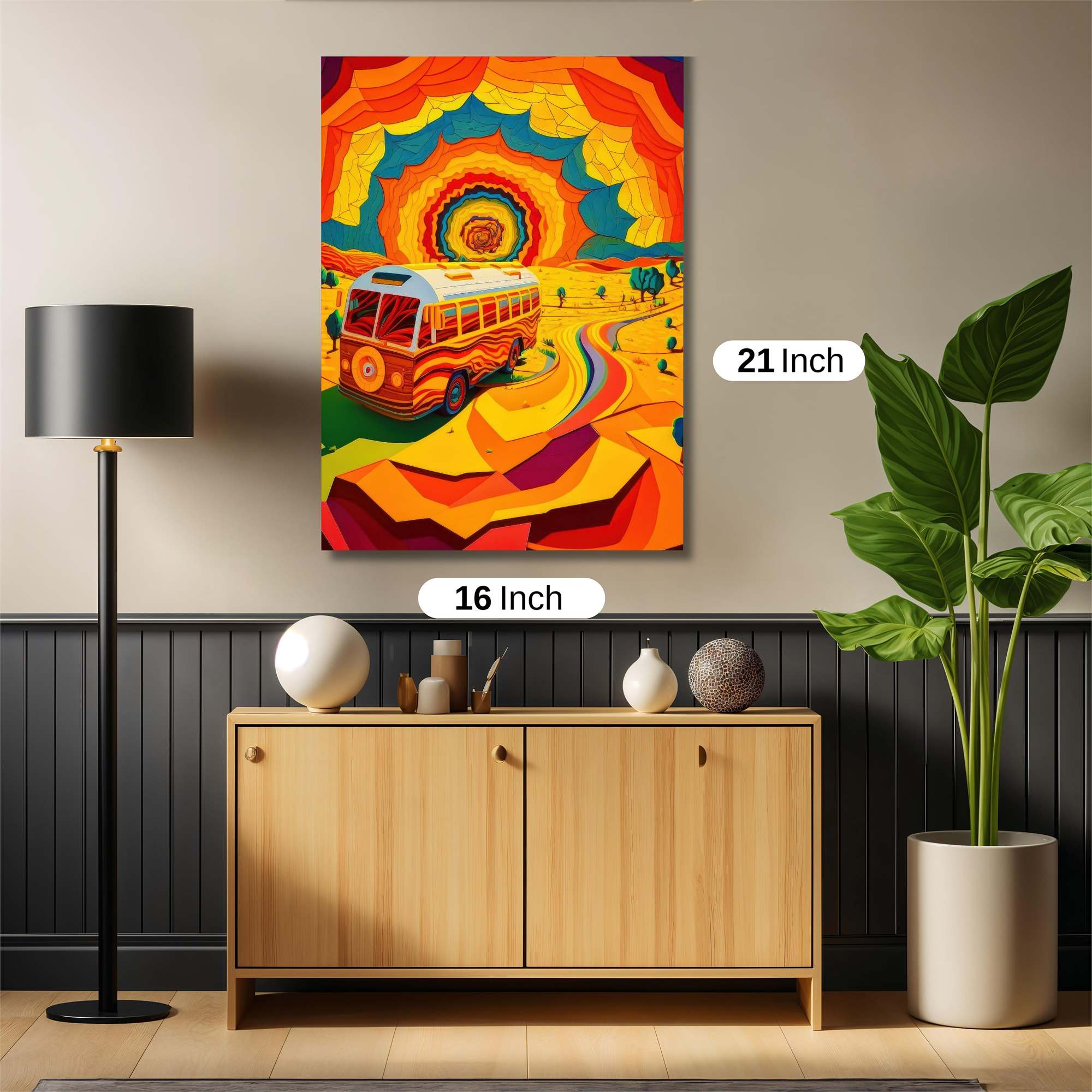 Psychedelic Journey Safe Wall Magnetic / M
