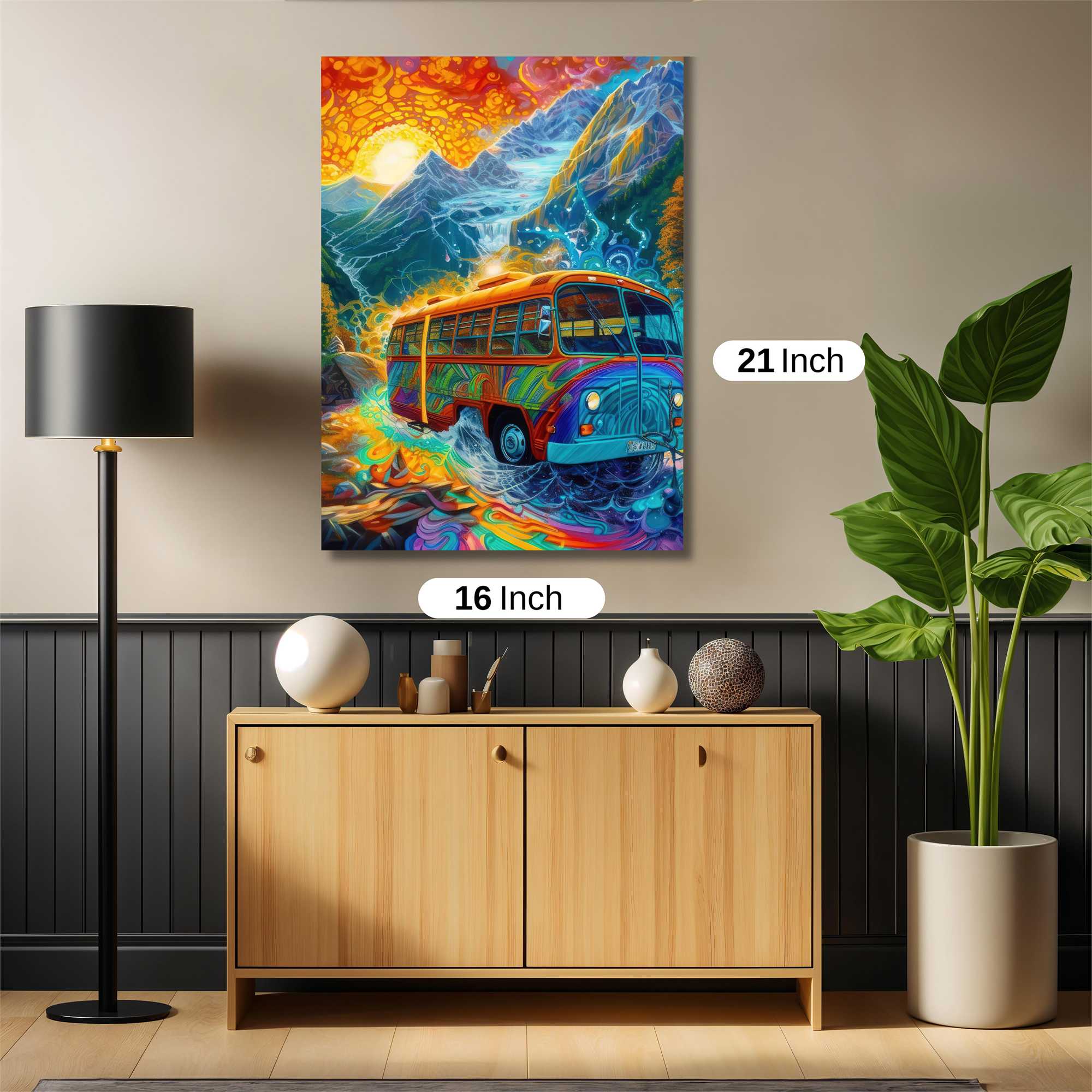 Psychedelic Journey Safe Wall Magnetic / M