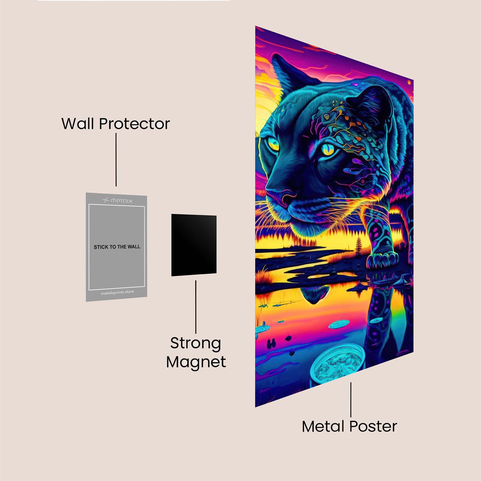 Jaguar Dreamscape Safe Wall Magnetic / M