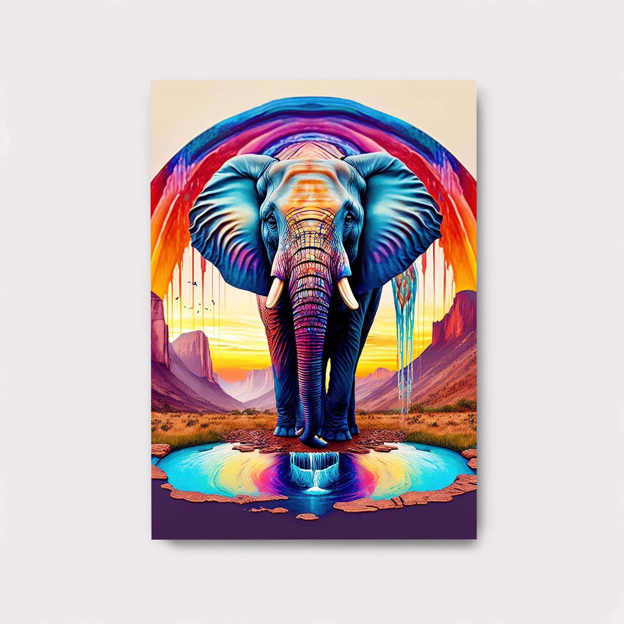 Elephant Dreamscape Safe Wall Magnetic / M