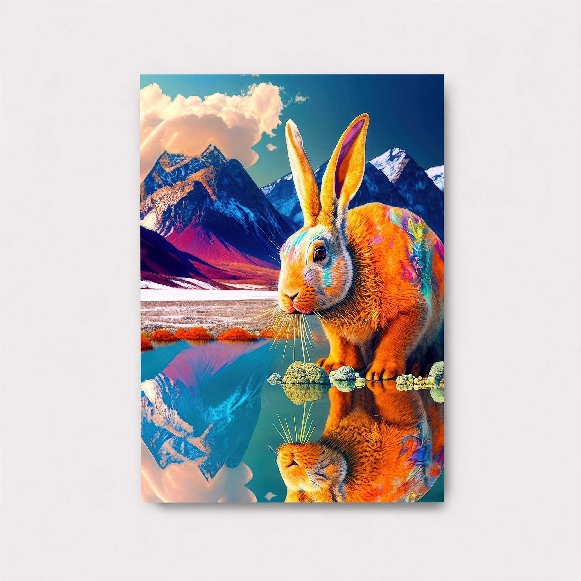Rainbow Rabbit Safe Wall Magnetic / M
