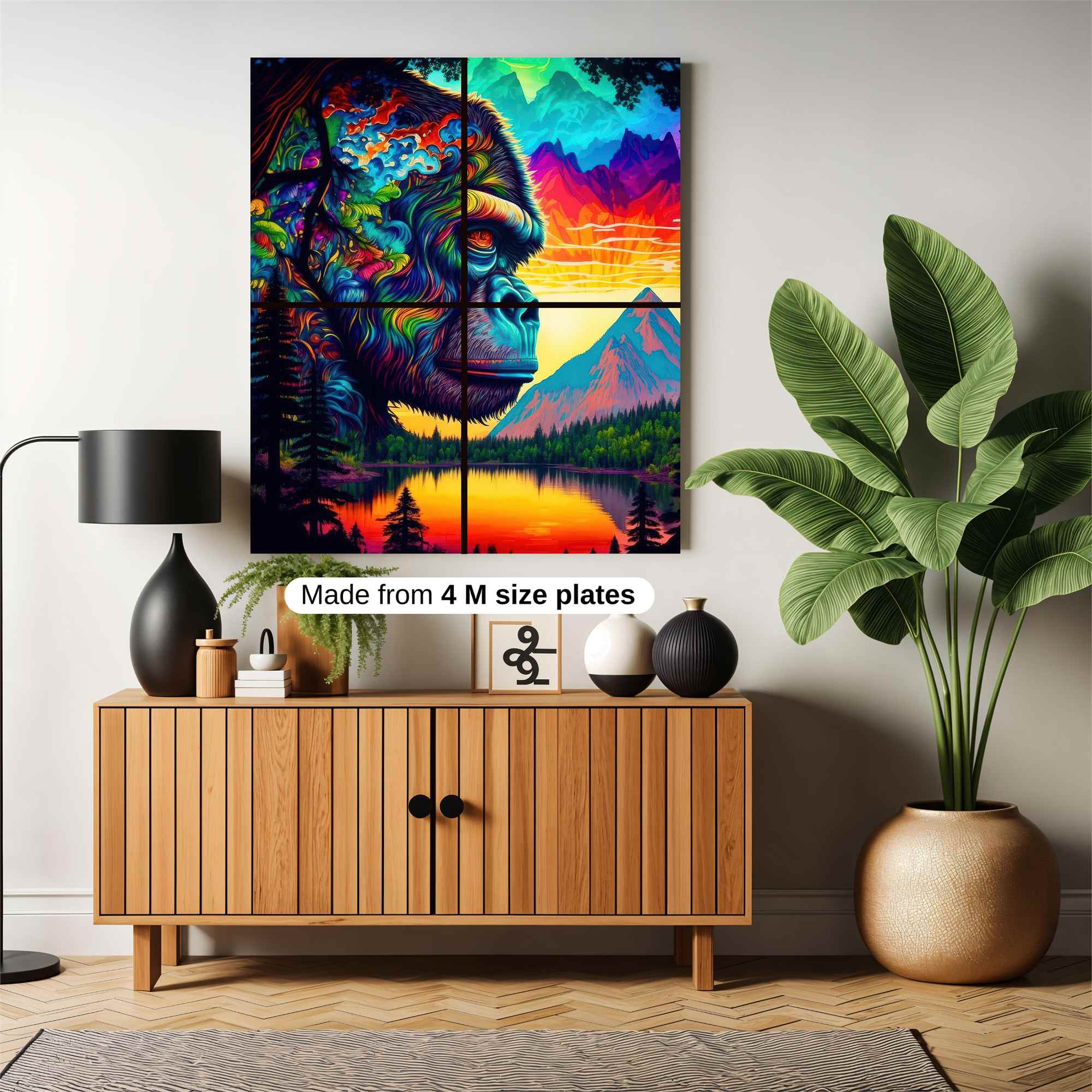 Gorilla Dreamscape Safe Wall Magnetic / M