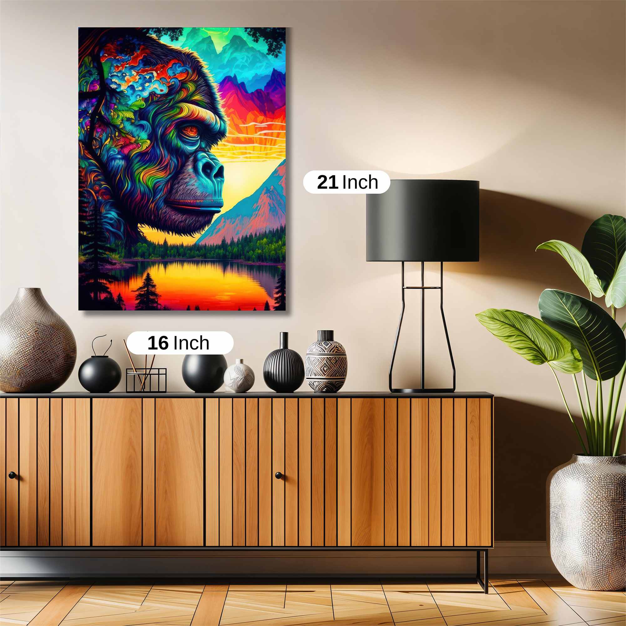 Gorilla Dreamscape Safe Wall Magnetic / M