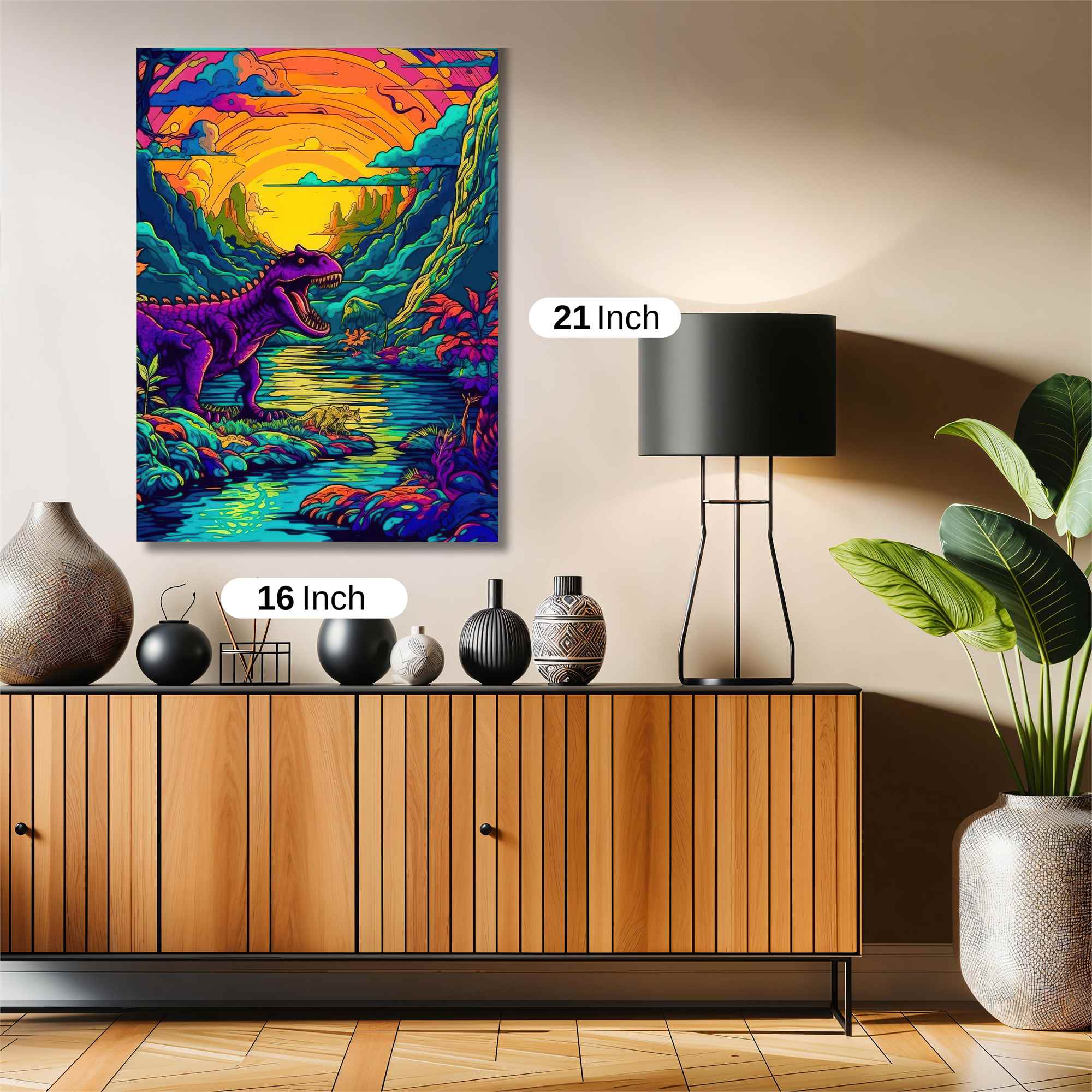 Dino Dreamscape Safe Wall Magnetic / M