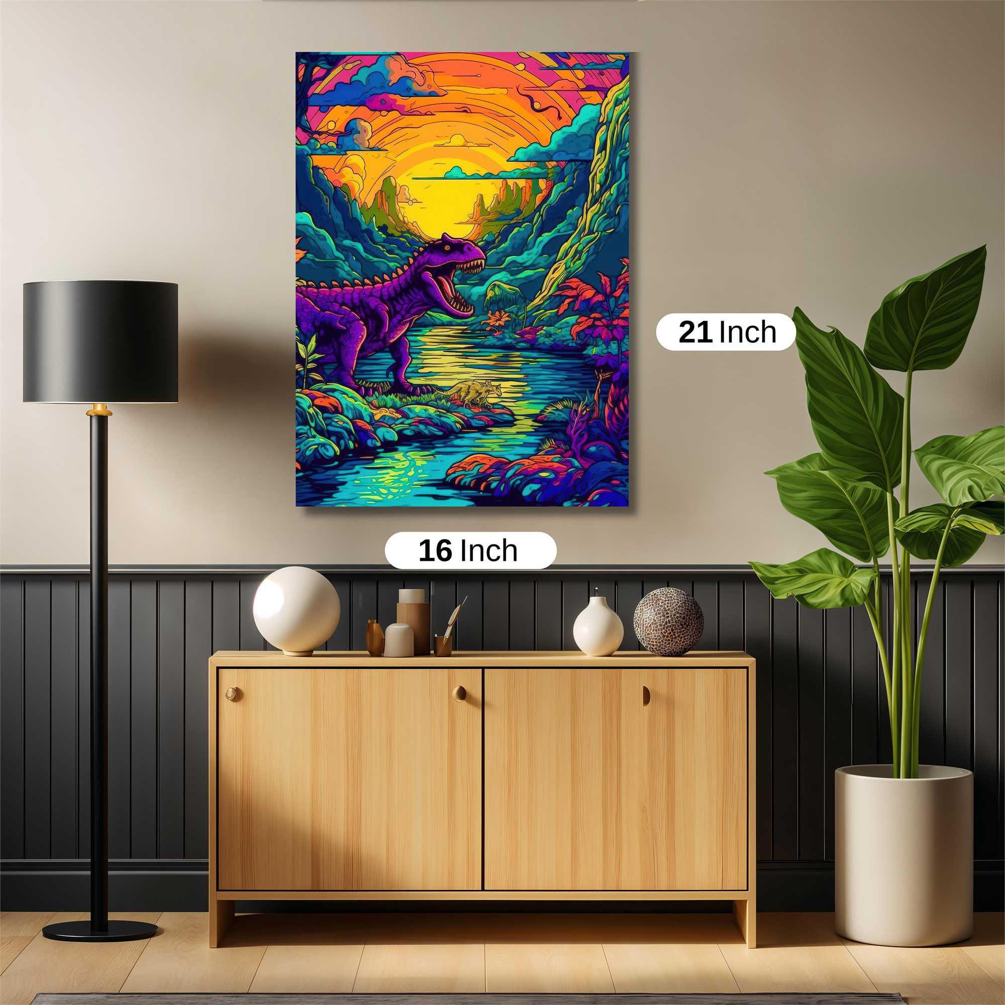 Dino Dreamscape Safe Wall Magnetic / M