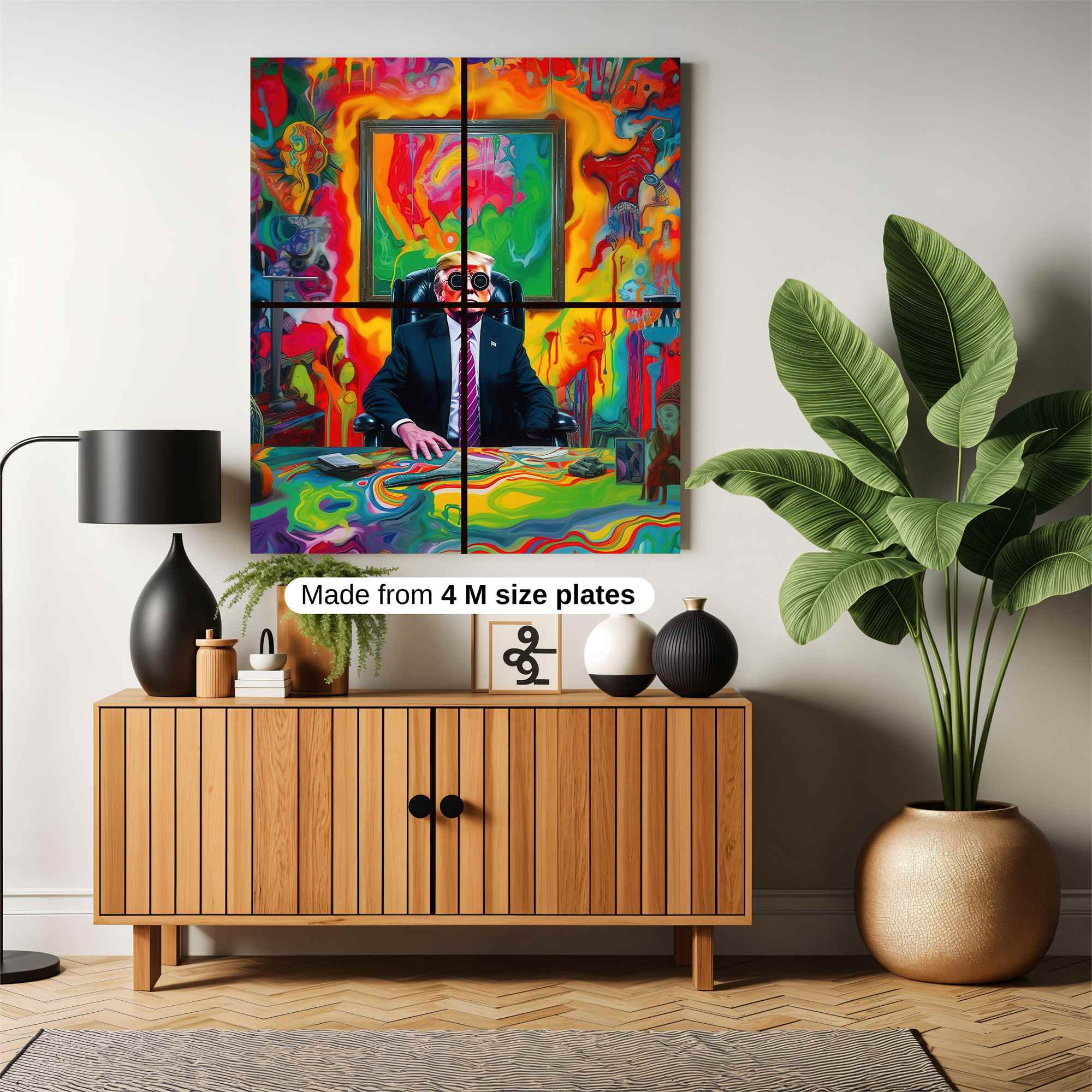 Trump Trippy Safe Wall Magnetic / M