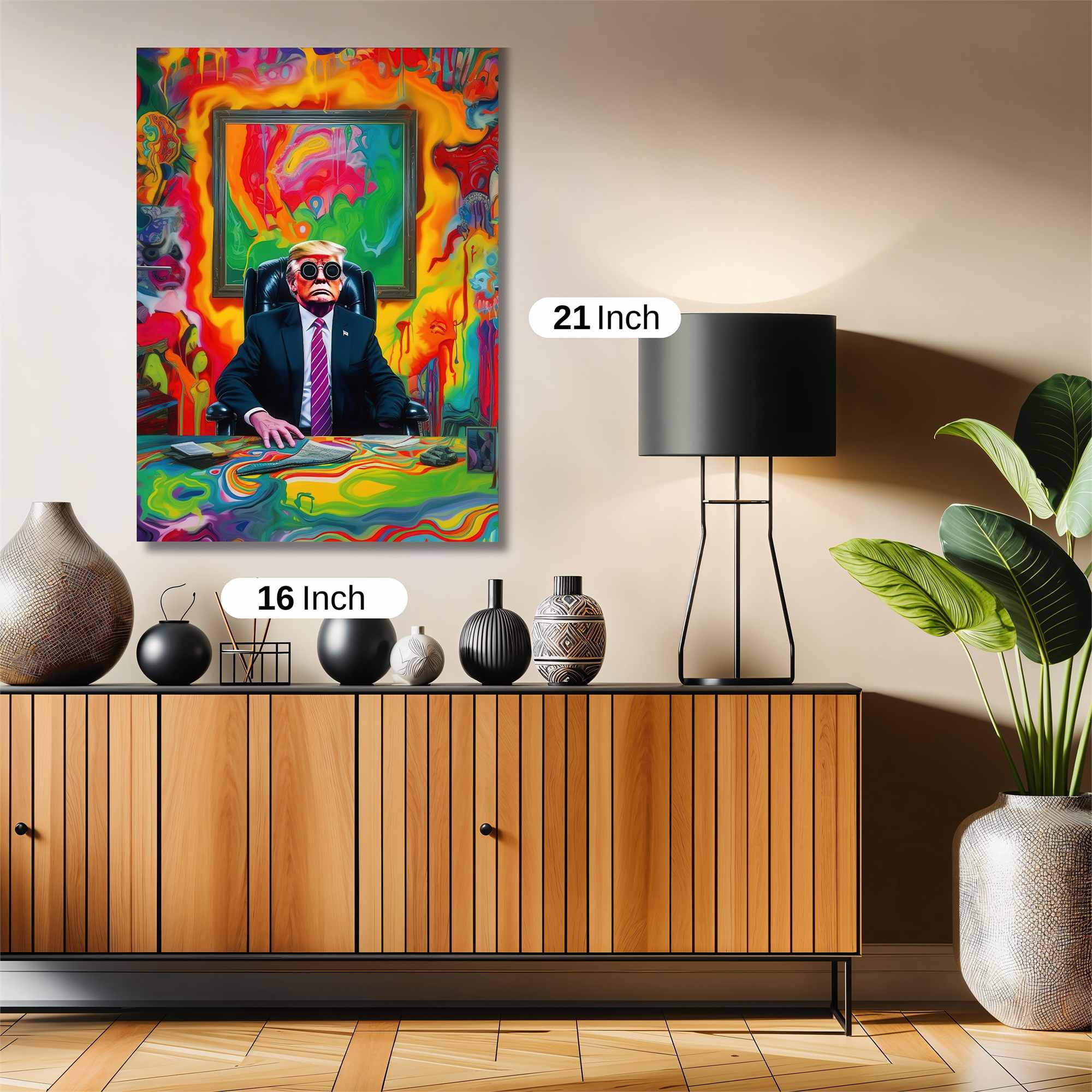 Trump Trippy Safe Wall Magnetic / M