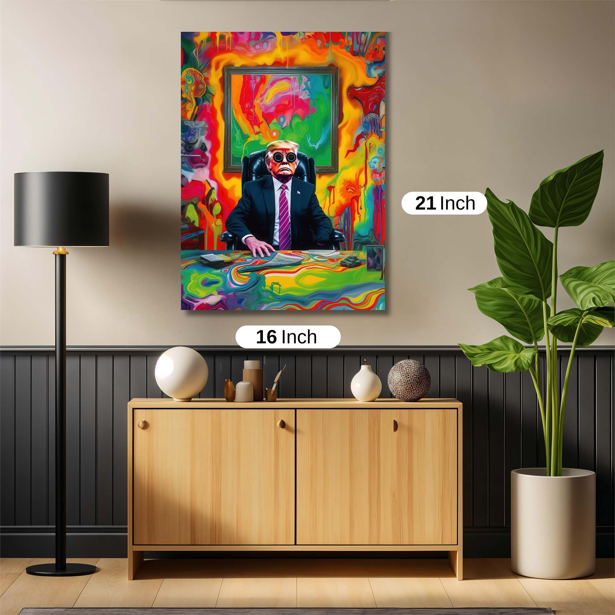 Trump Trippy Safe Wall Magnetic / M
