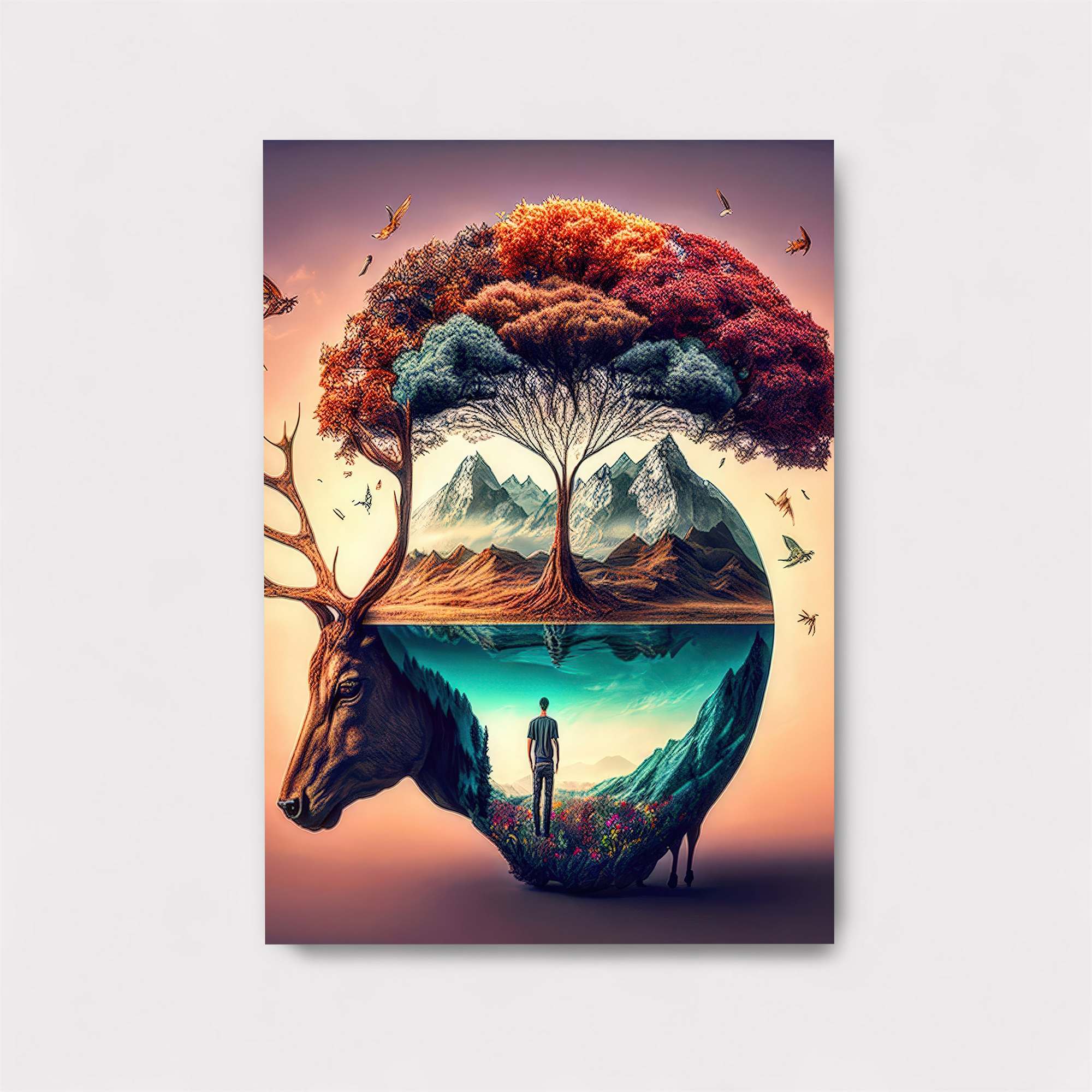 Deer Dreamscape Safe Wall Magnetic / M