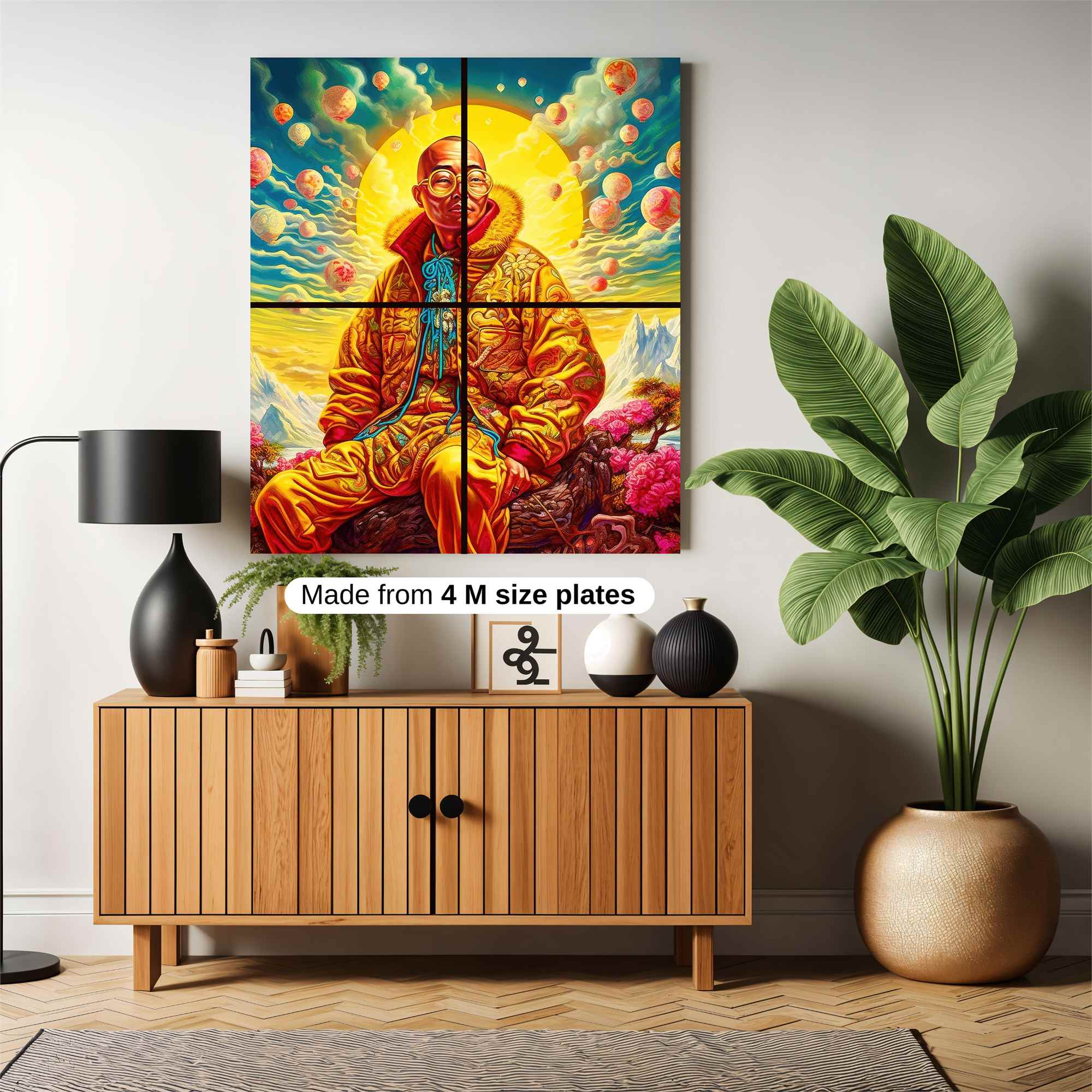 Monk Serenity Safe Wall Magnetic / M