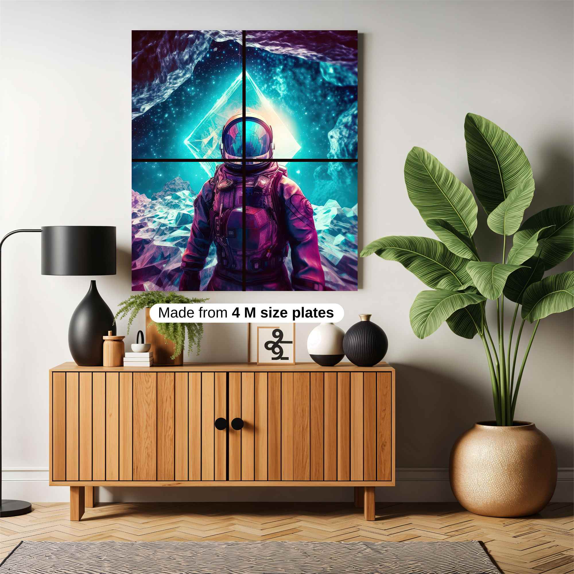 Astronaut Enigma Safe Wall Magnetic / M