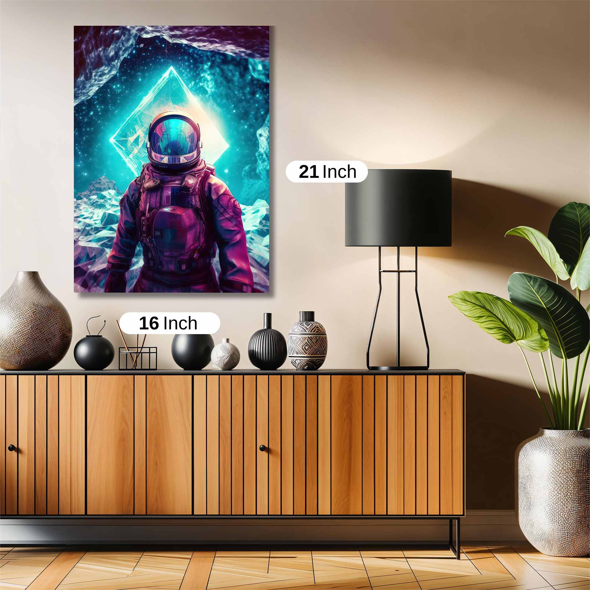 Astronaut Enigma Safe Wall Magnetic / M