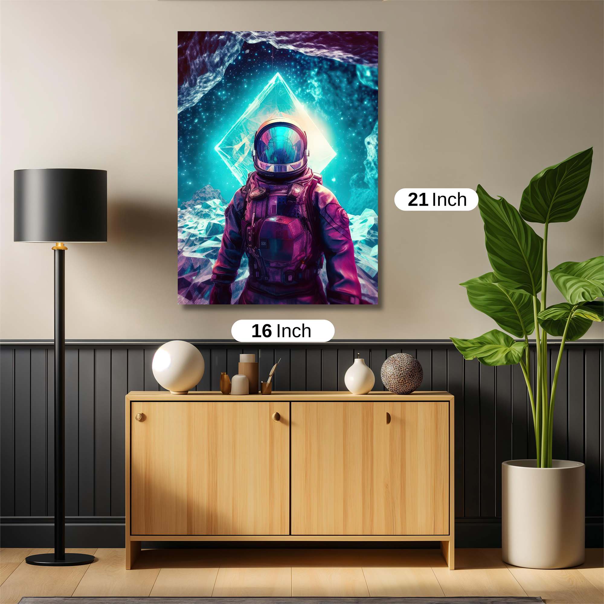 Astronaut Enigma Safe Wall Magnetic / M