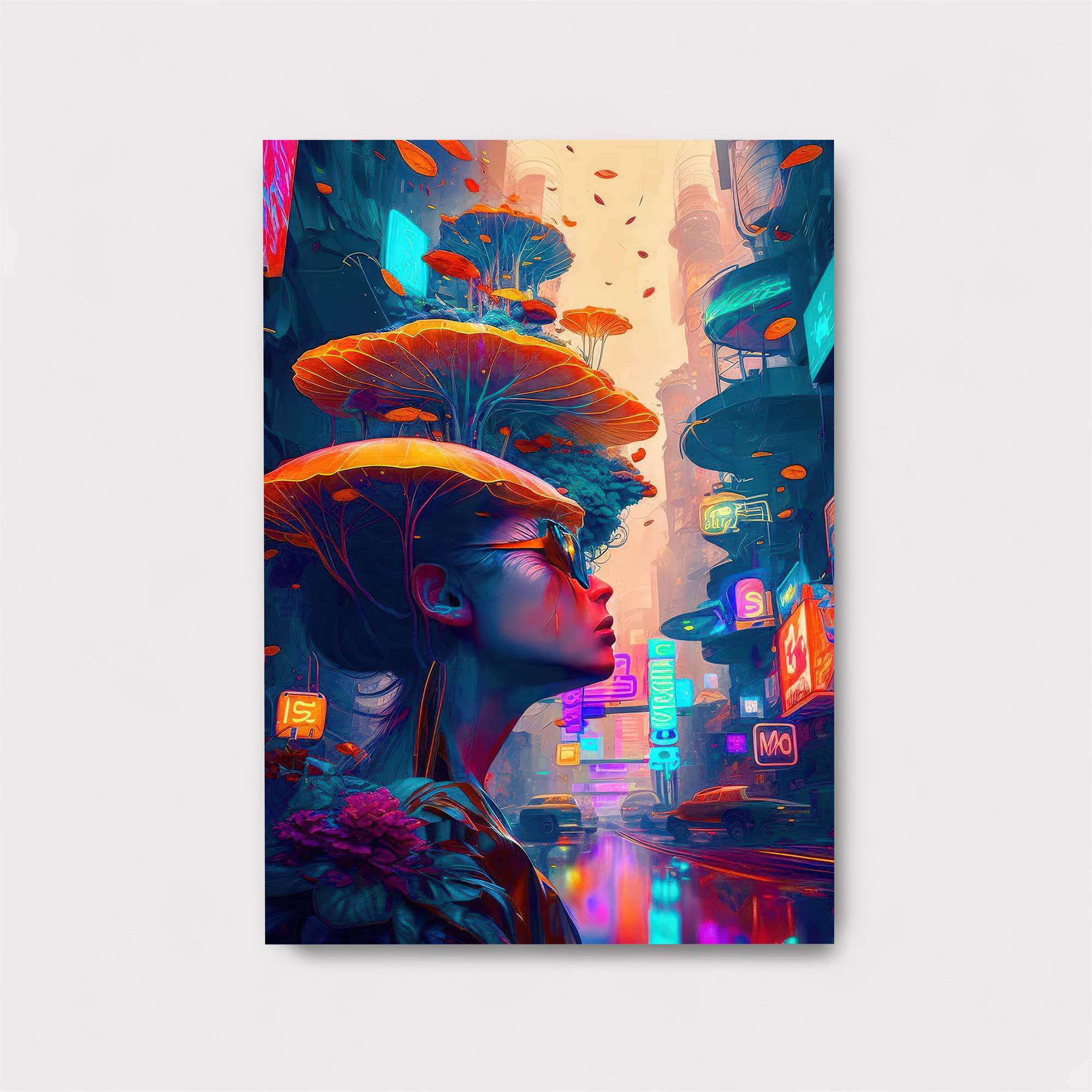 Neon Dreamscape Safe Wall Magnetic / M