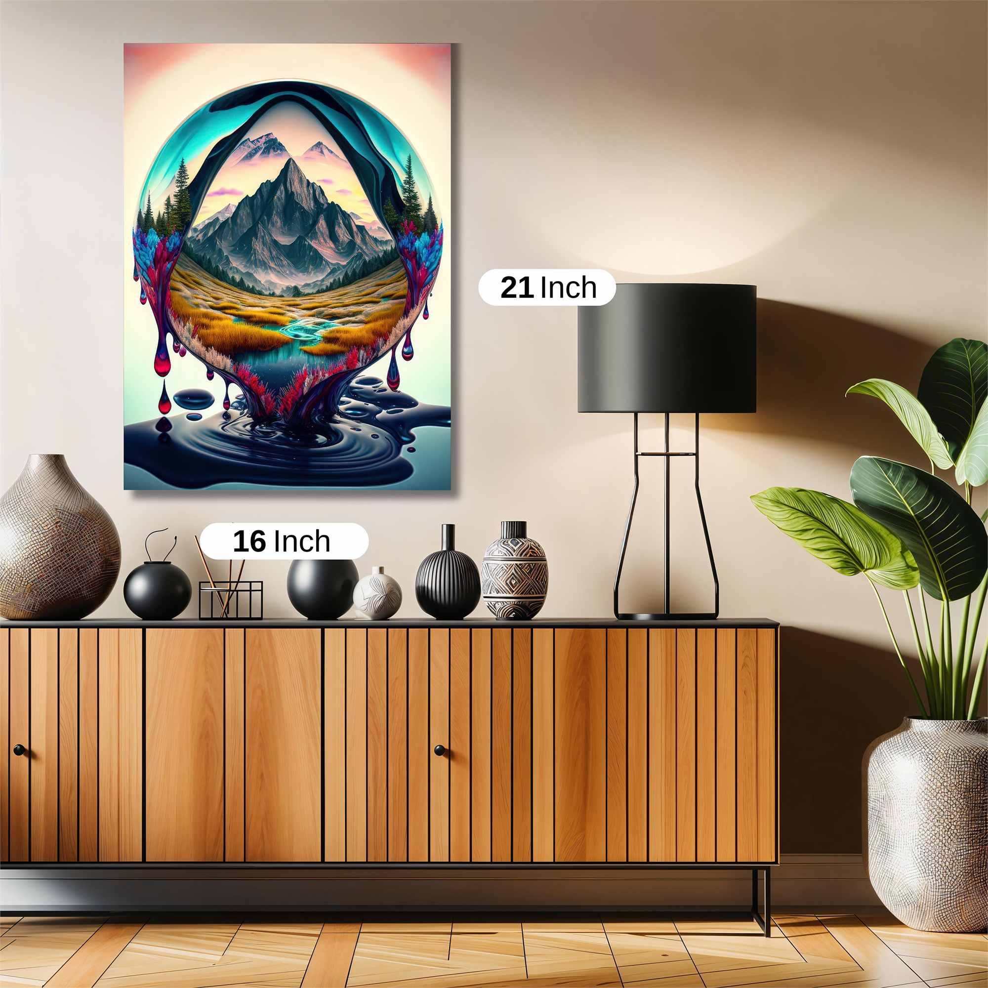 Mountain Serenity Safe Wall Magnetic / M