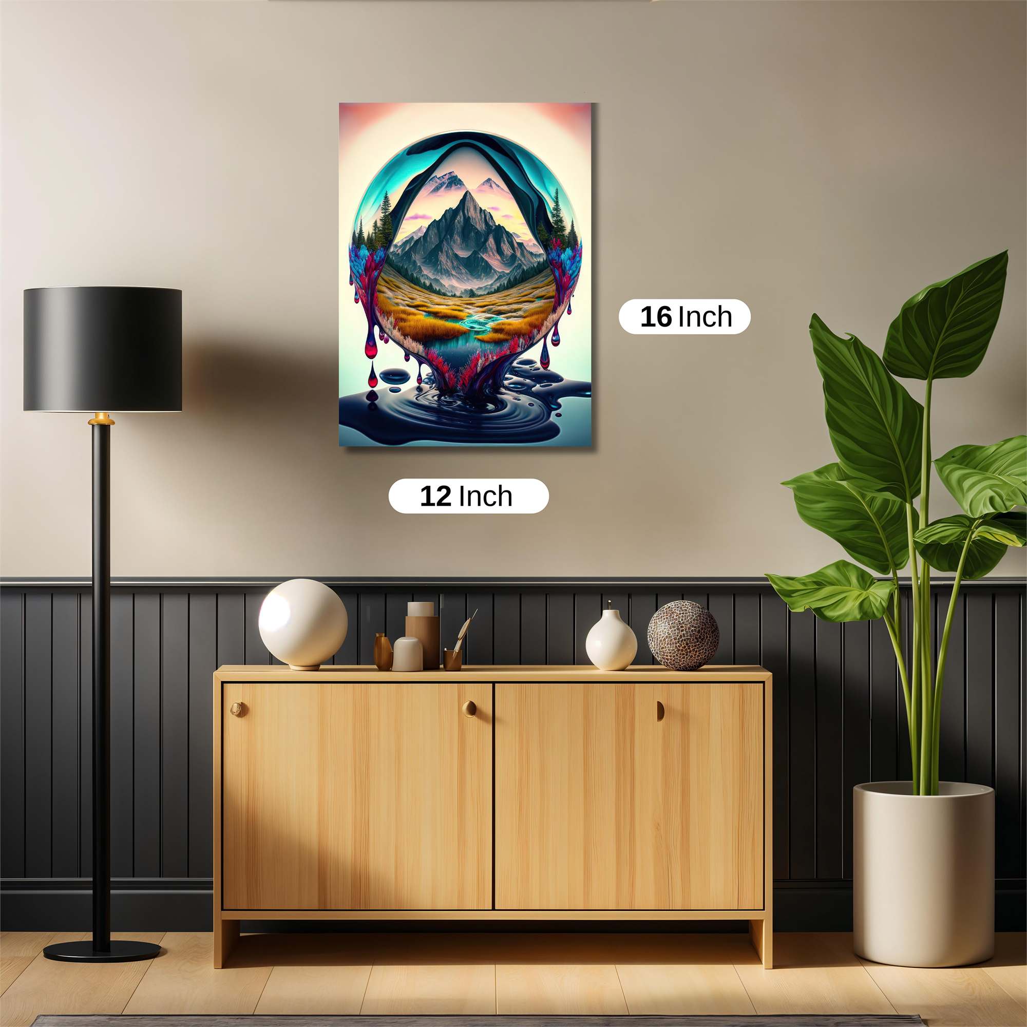 Mountain Serenity Safe Wall Magnetic / M