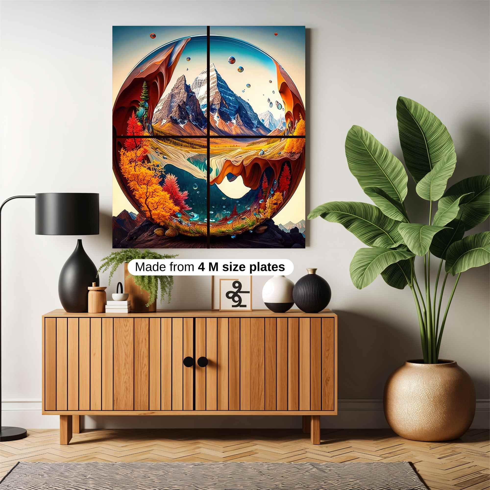 Mountain Dreamscape Safe Wall Magnetic / M