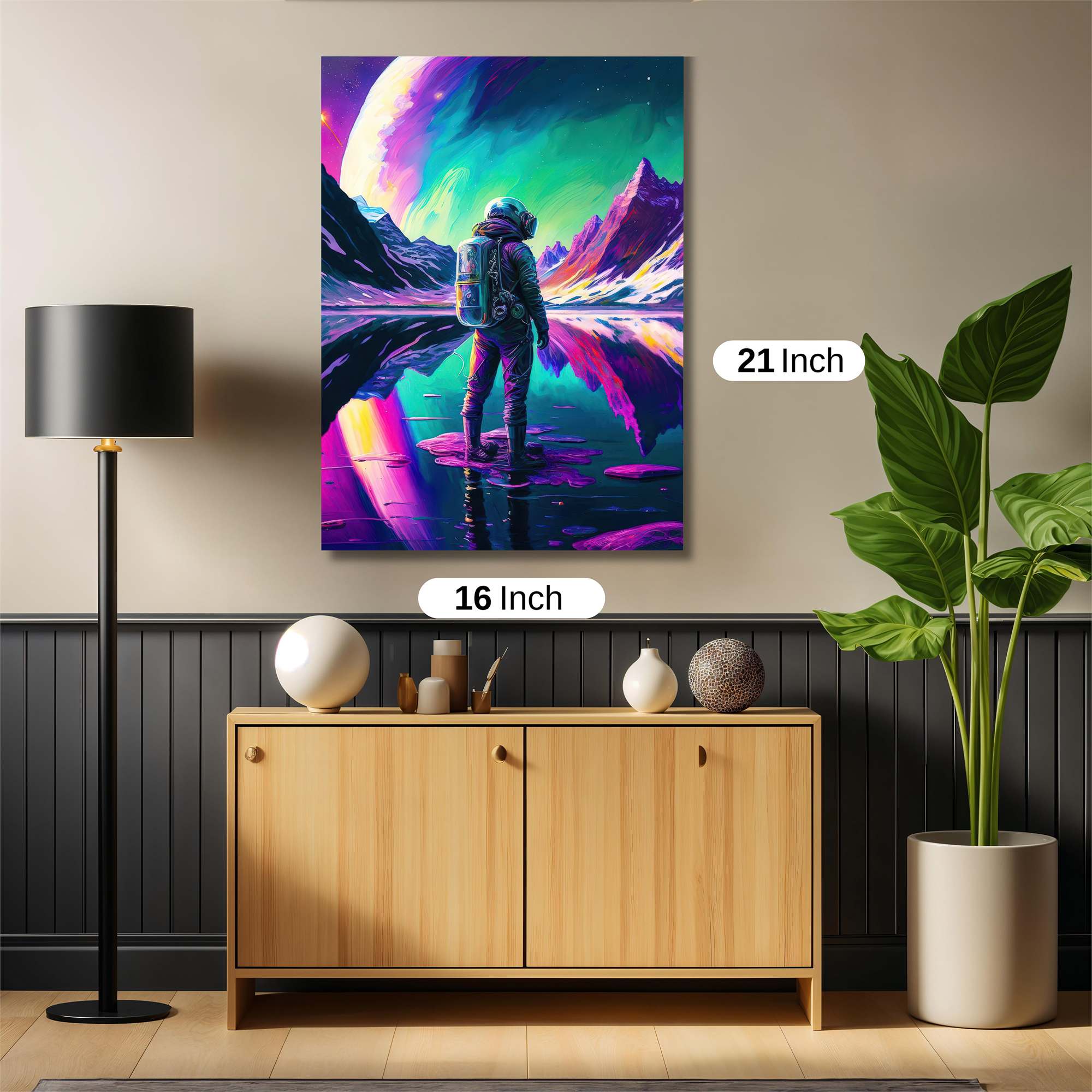 Astronaut Dreamscape Safe Wall Magnetic / M