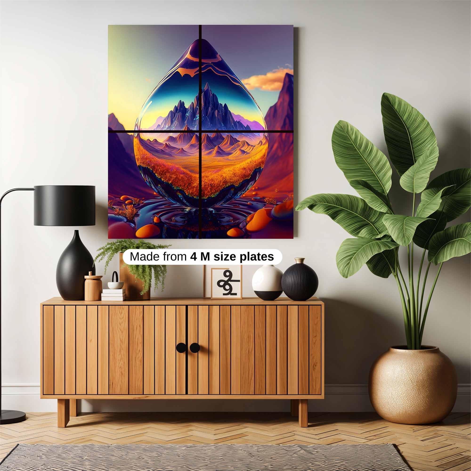 Mountain Dreamscape Safe Wall Magnetic / M