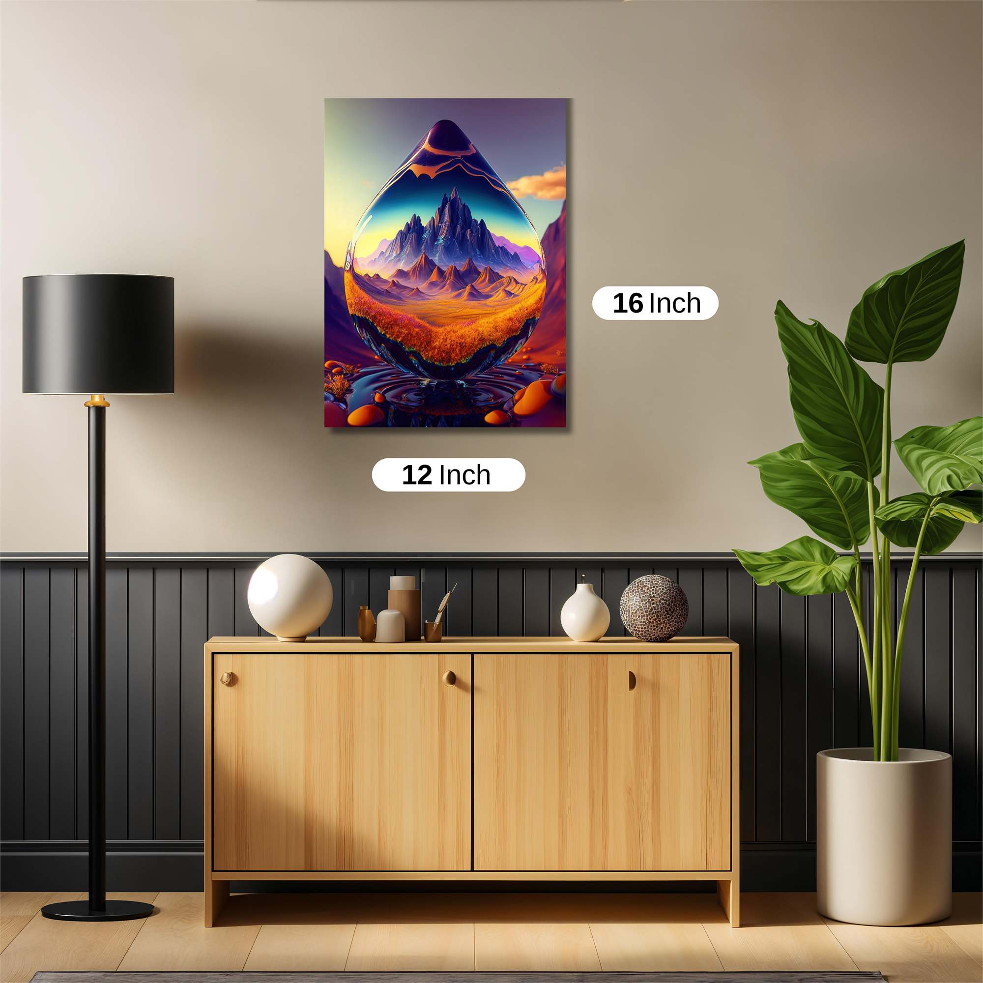Mountain Dreamscape Safe Wall Magnetic / M