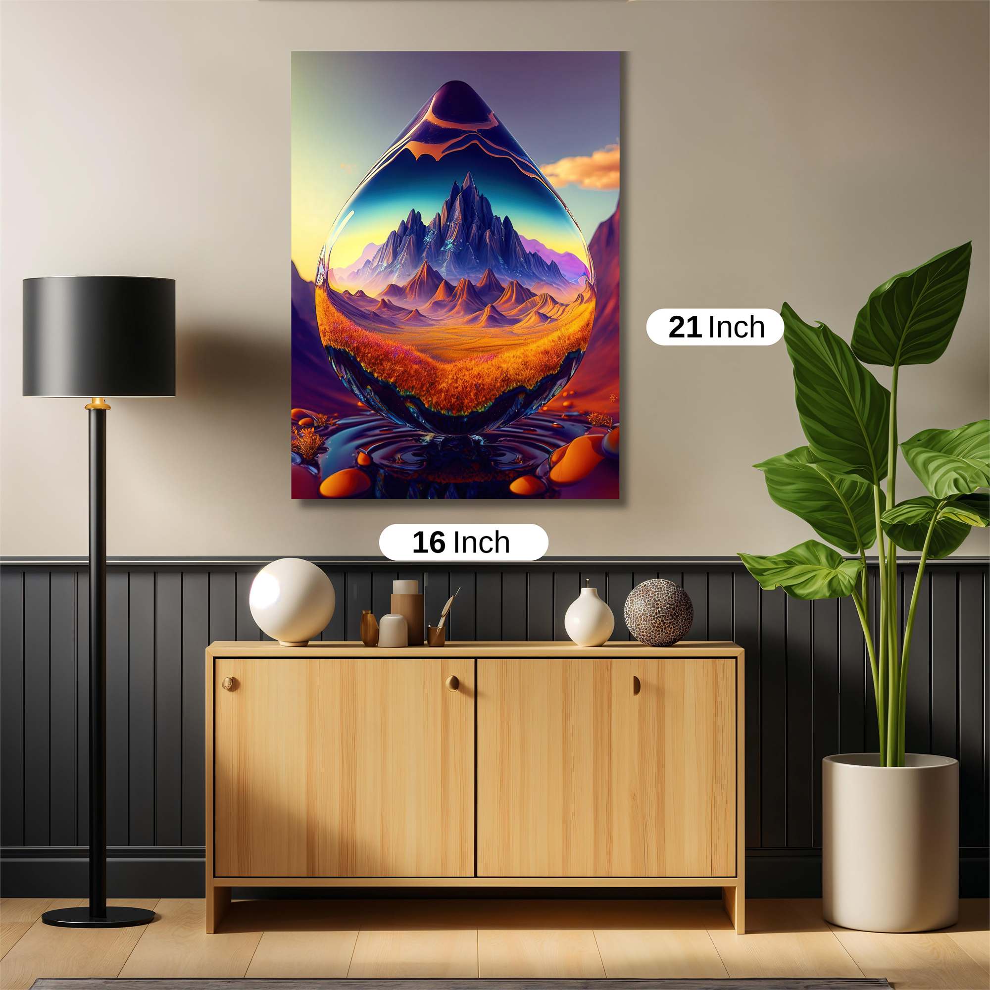 Mountain Dreamscape Safe Wall Magnetic / M