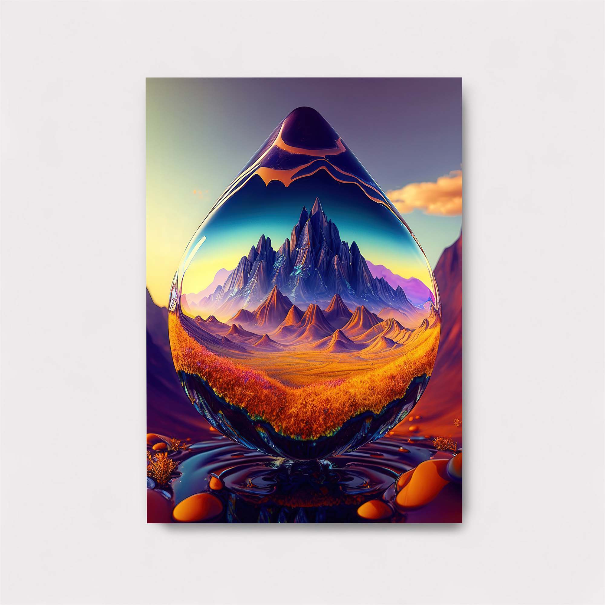 Mountain Dreamscape Safe Wall Magnetic / M