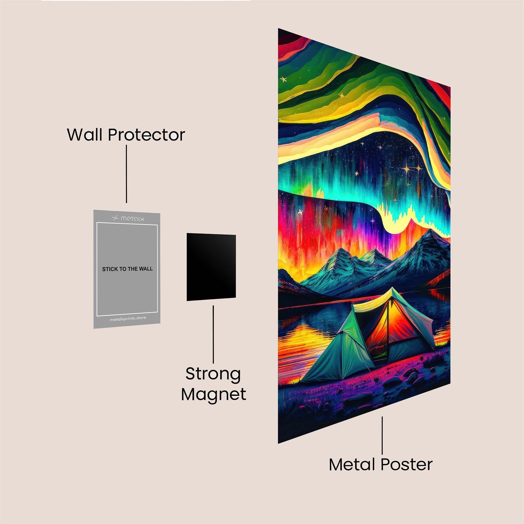 Aurora Dream Safe Wall Magnetic / M