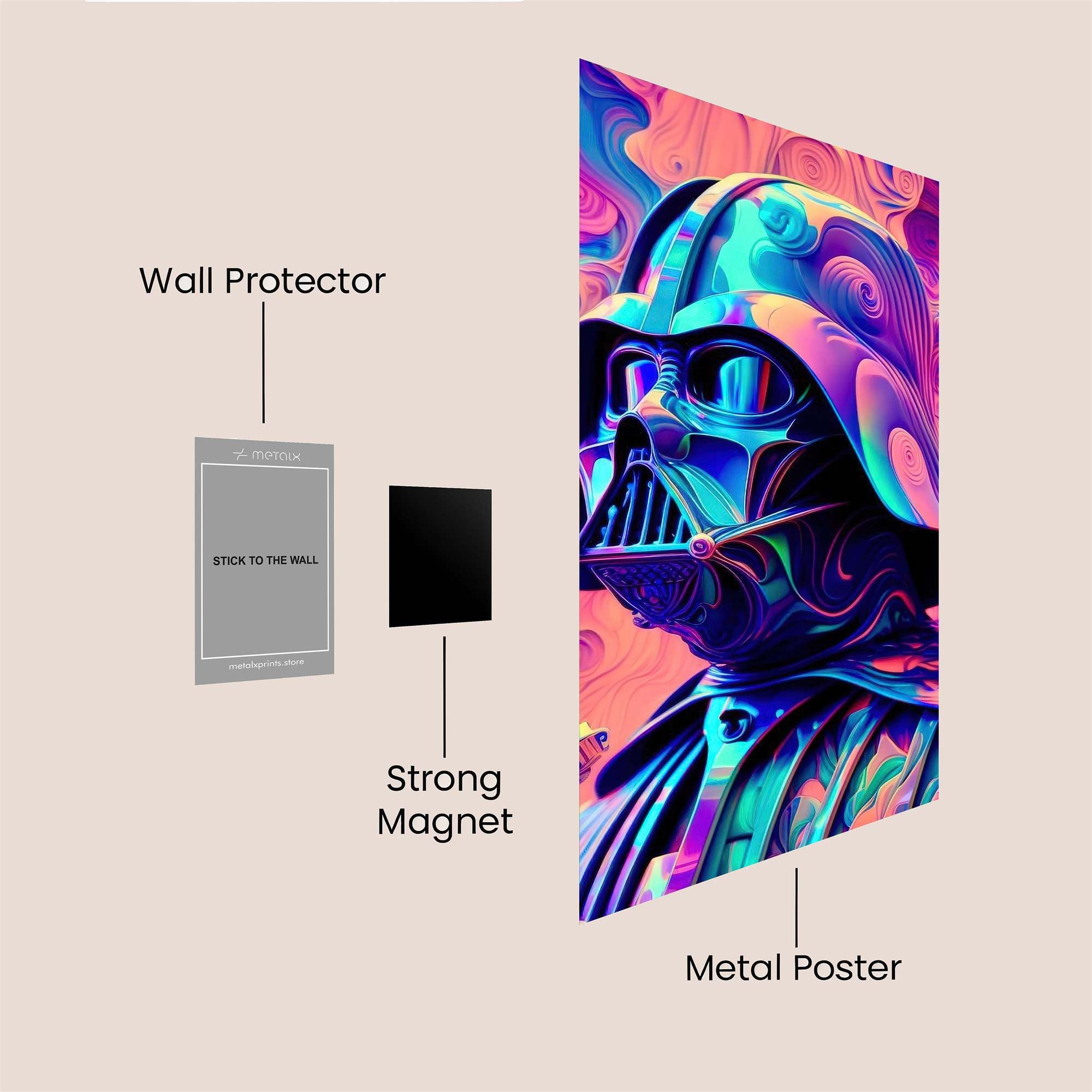 Vader Vortex Safe Wall Magnetic / M
