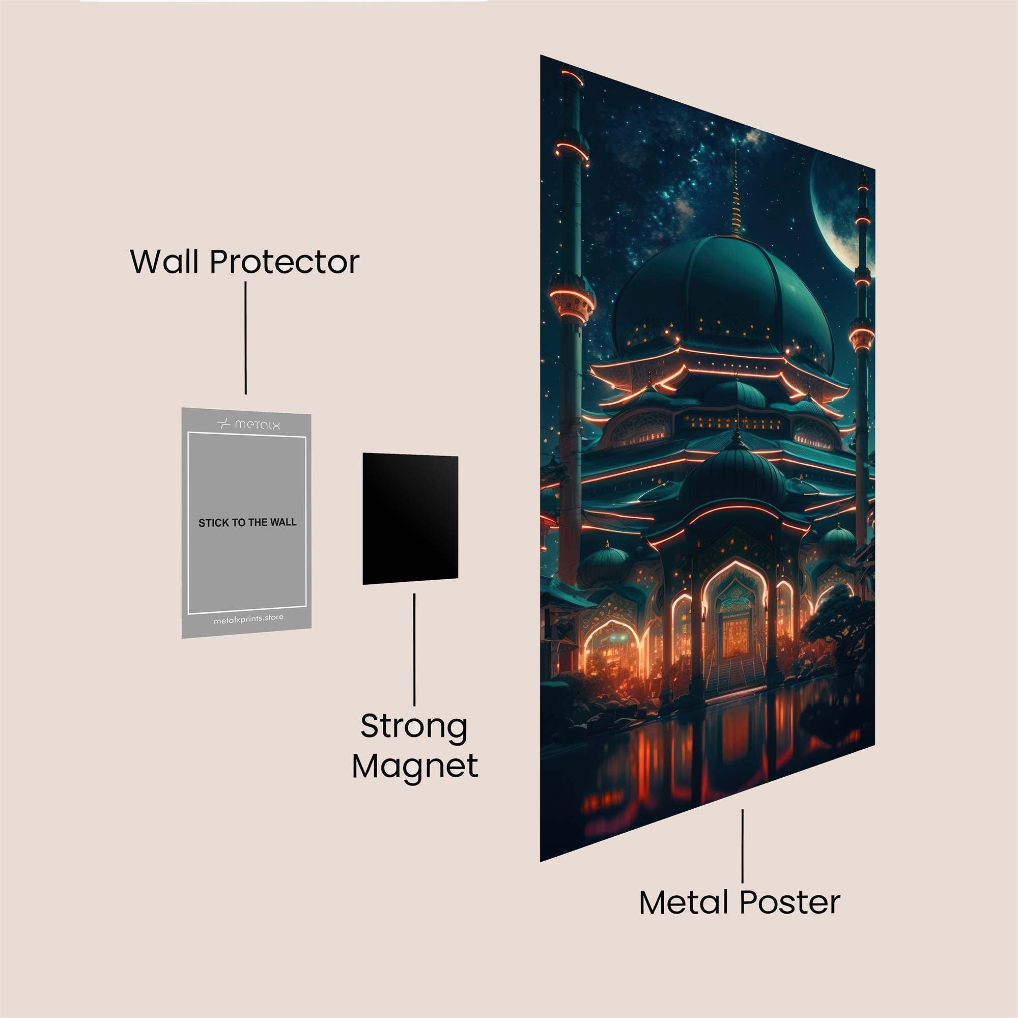Mosque Serenity Safe Wall Magnetic / M