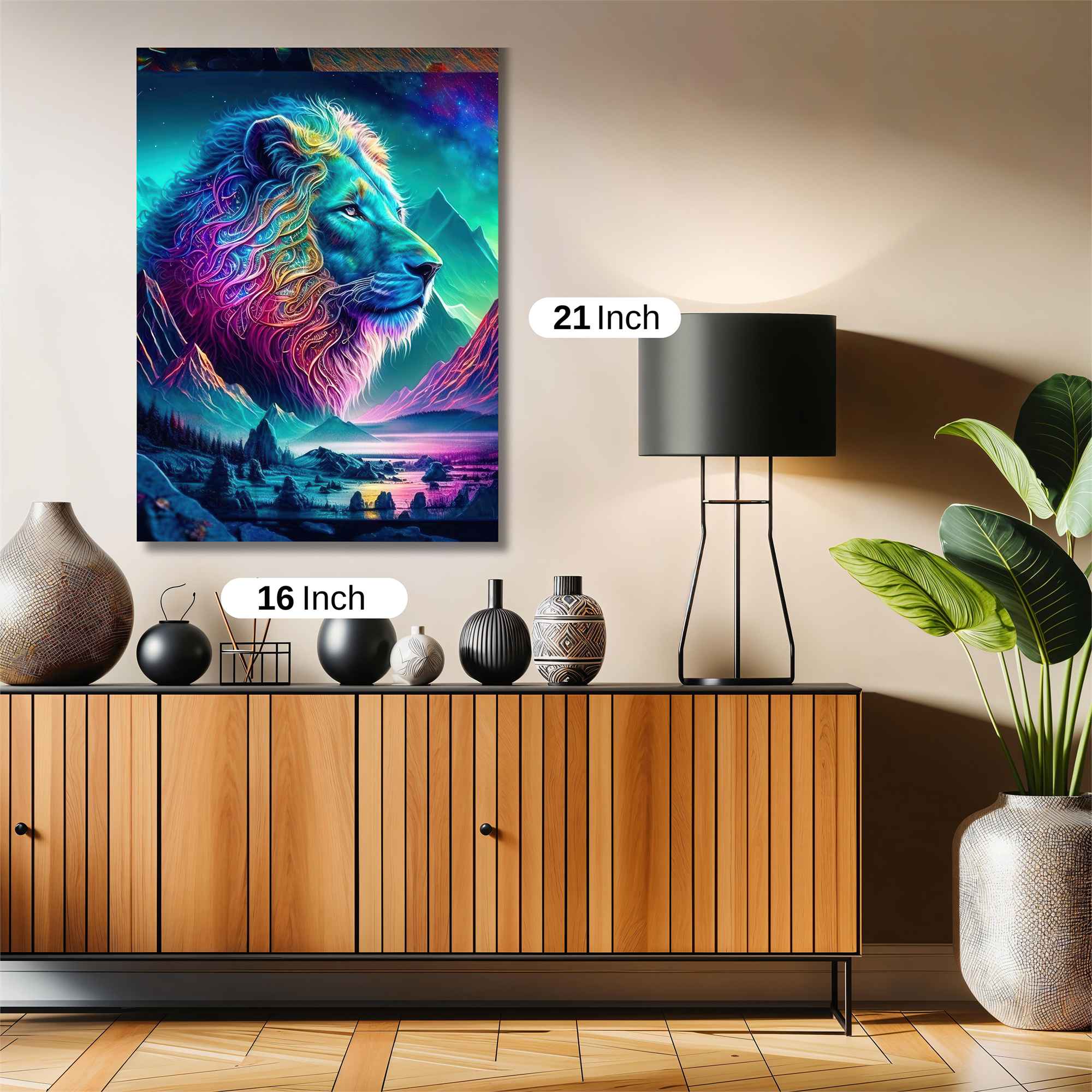 Lion Dreamscape Safe Wall Magnetic / M