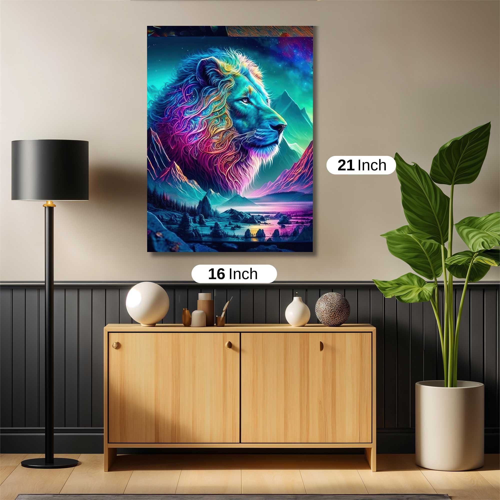 Lion Dreamscape Safe Wall Magnetic / M