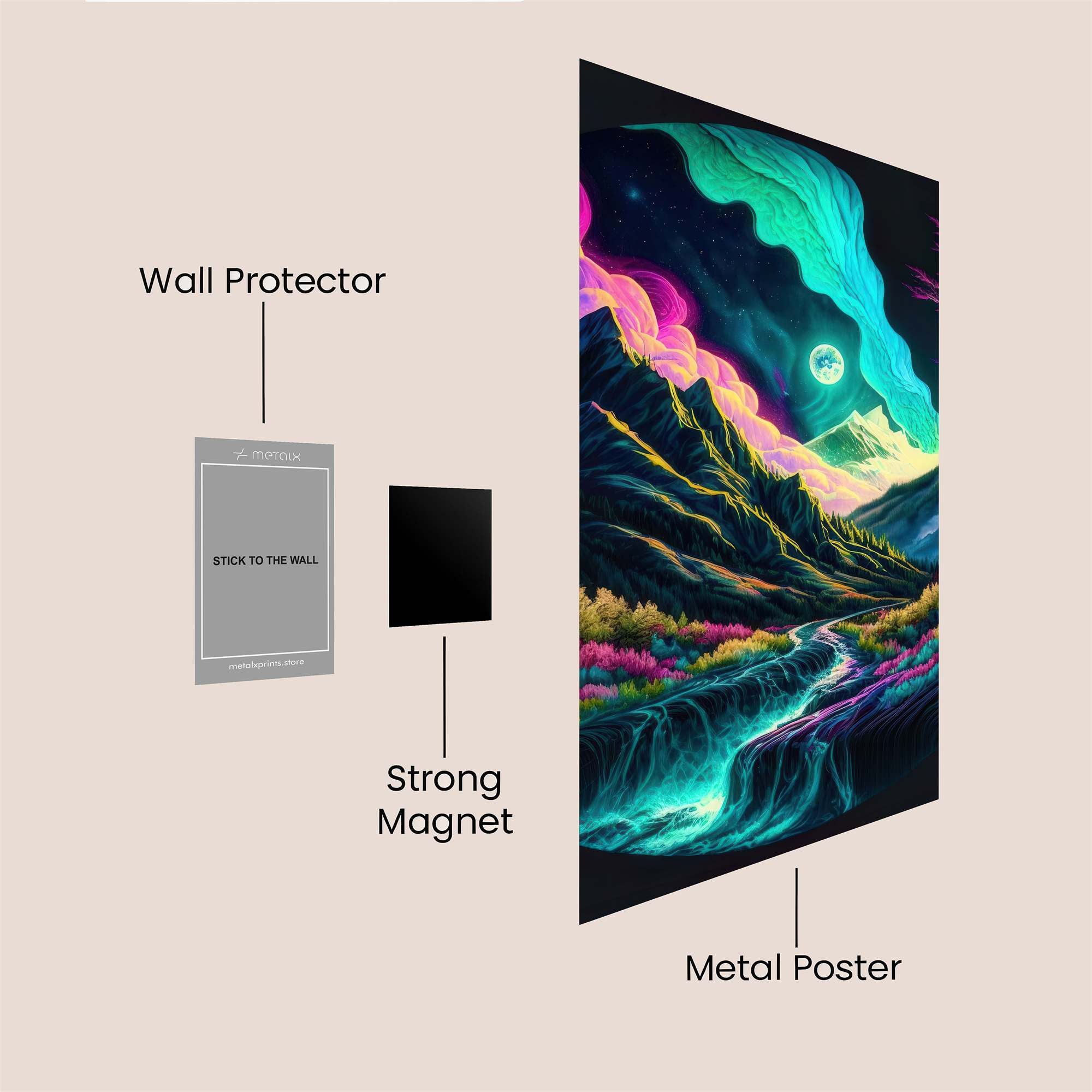 Aurora Dream Safe Wall Magnetic / M