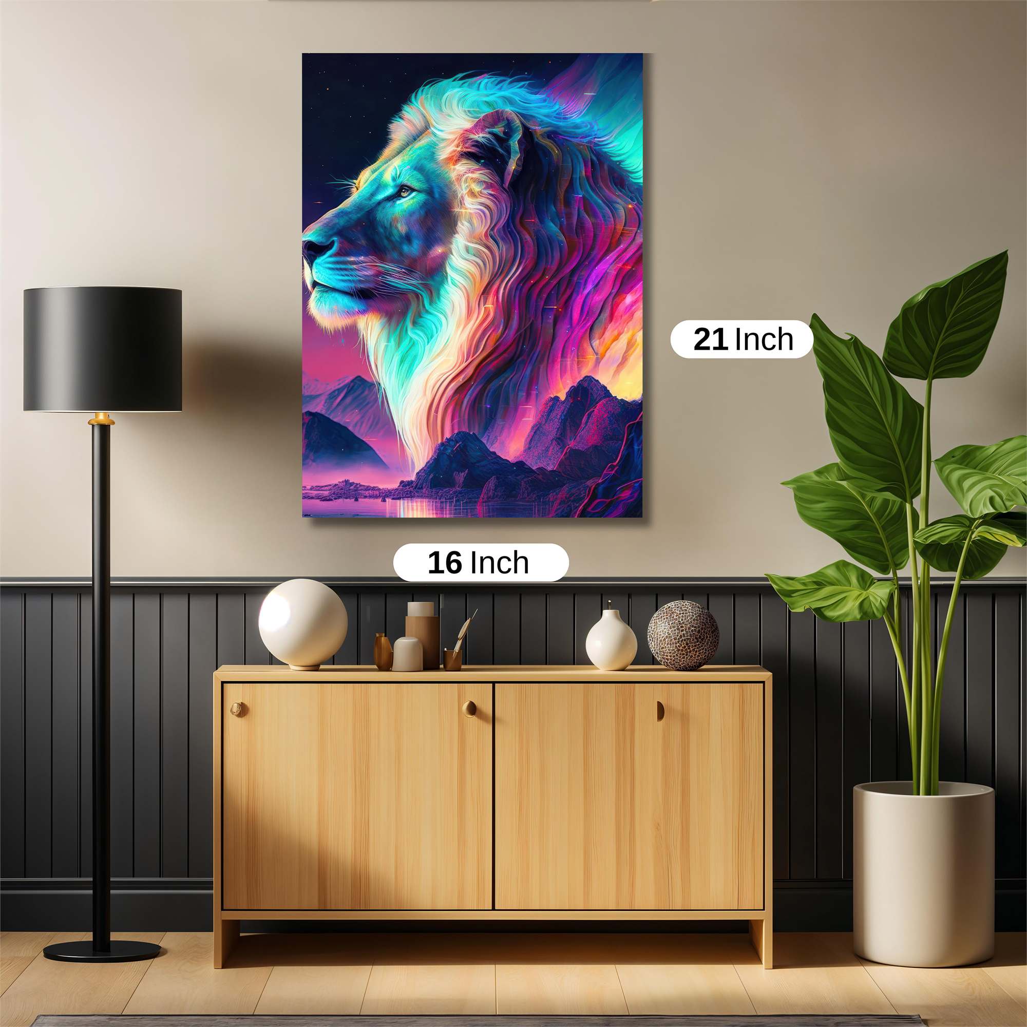 Lion Radiant Safe Wall Magnetic / M