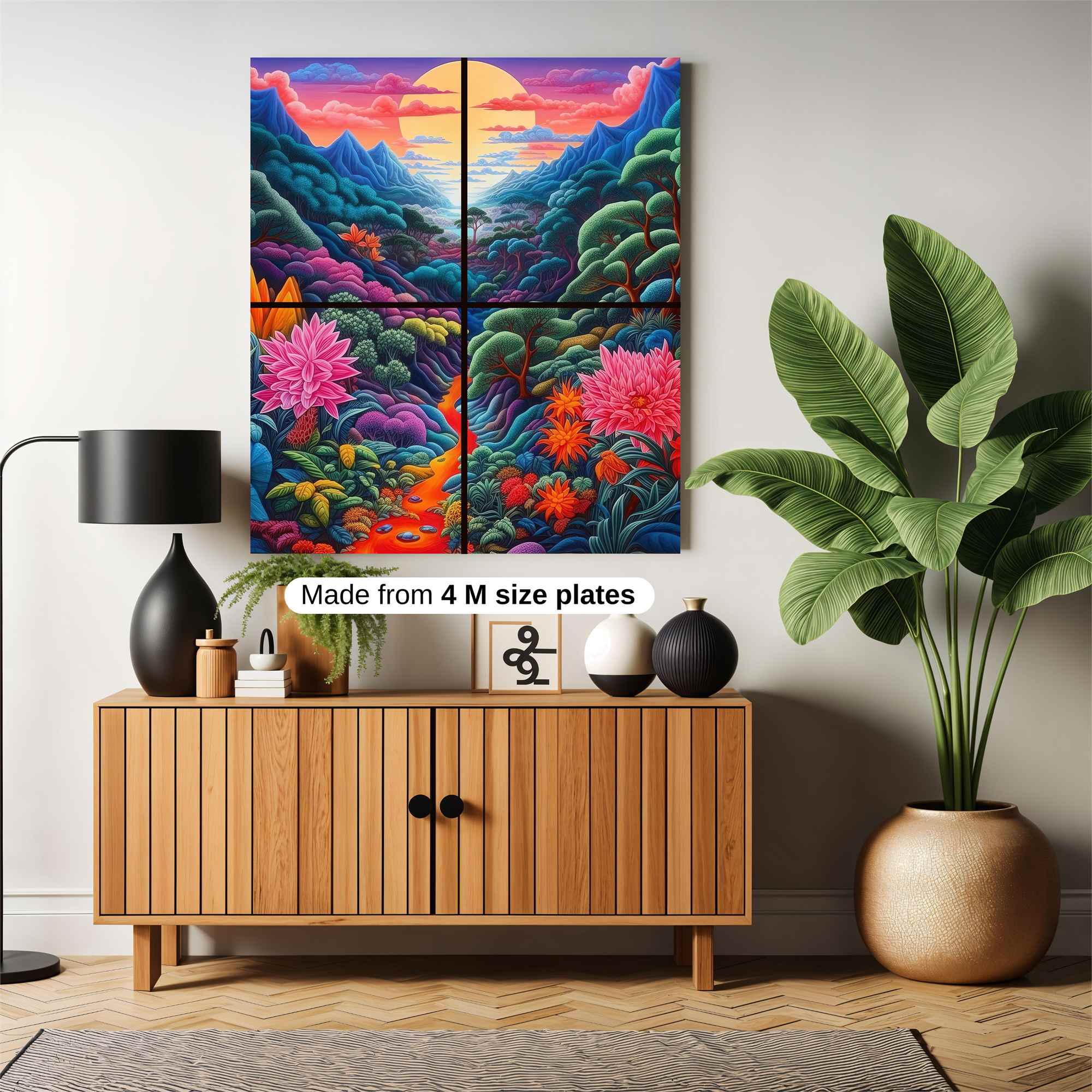 Sunset Serenity Safe Wall Magnetic / M