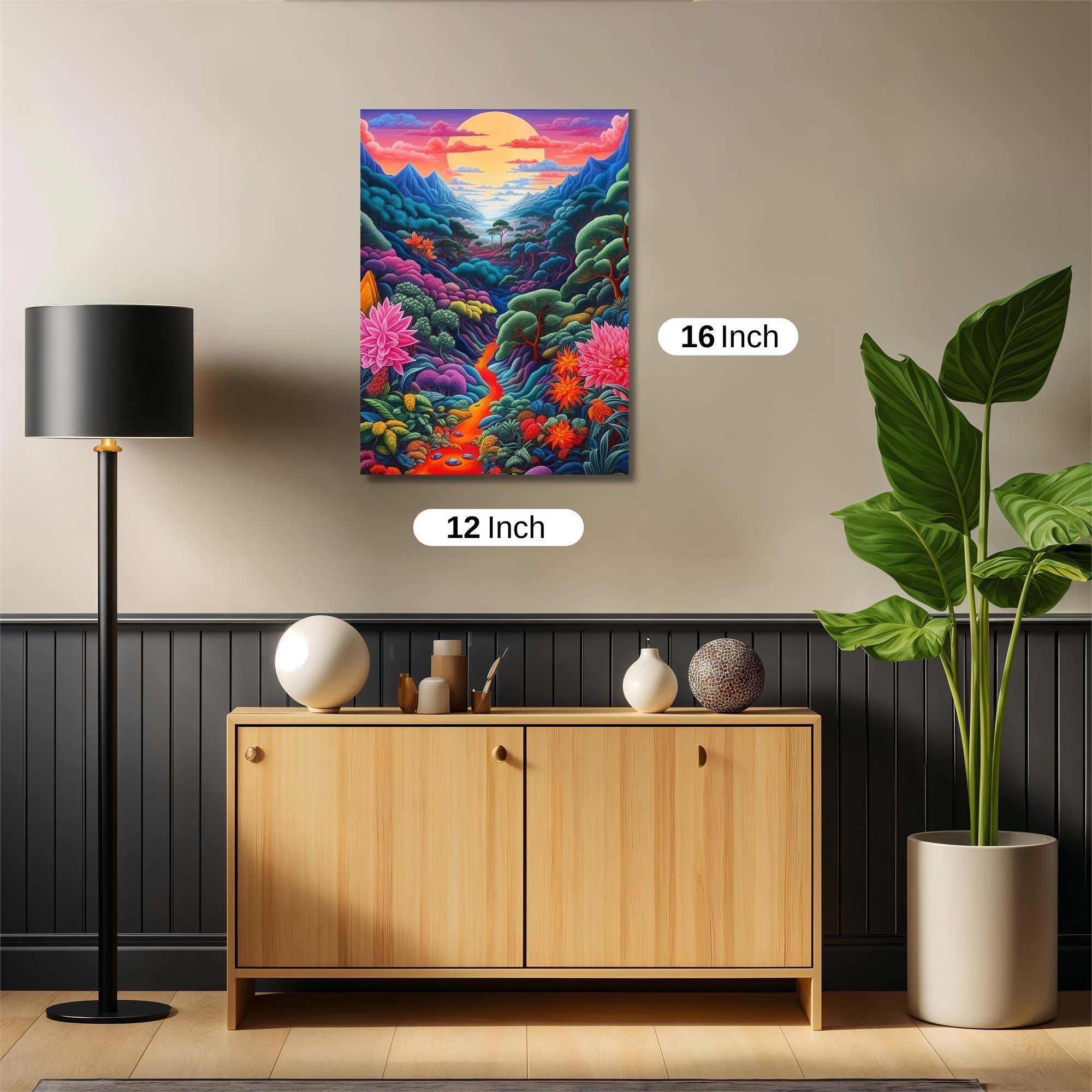 Sunset Serenity Safe Wall Magnetic / M