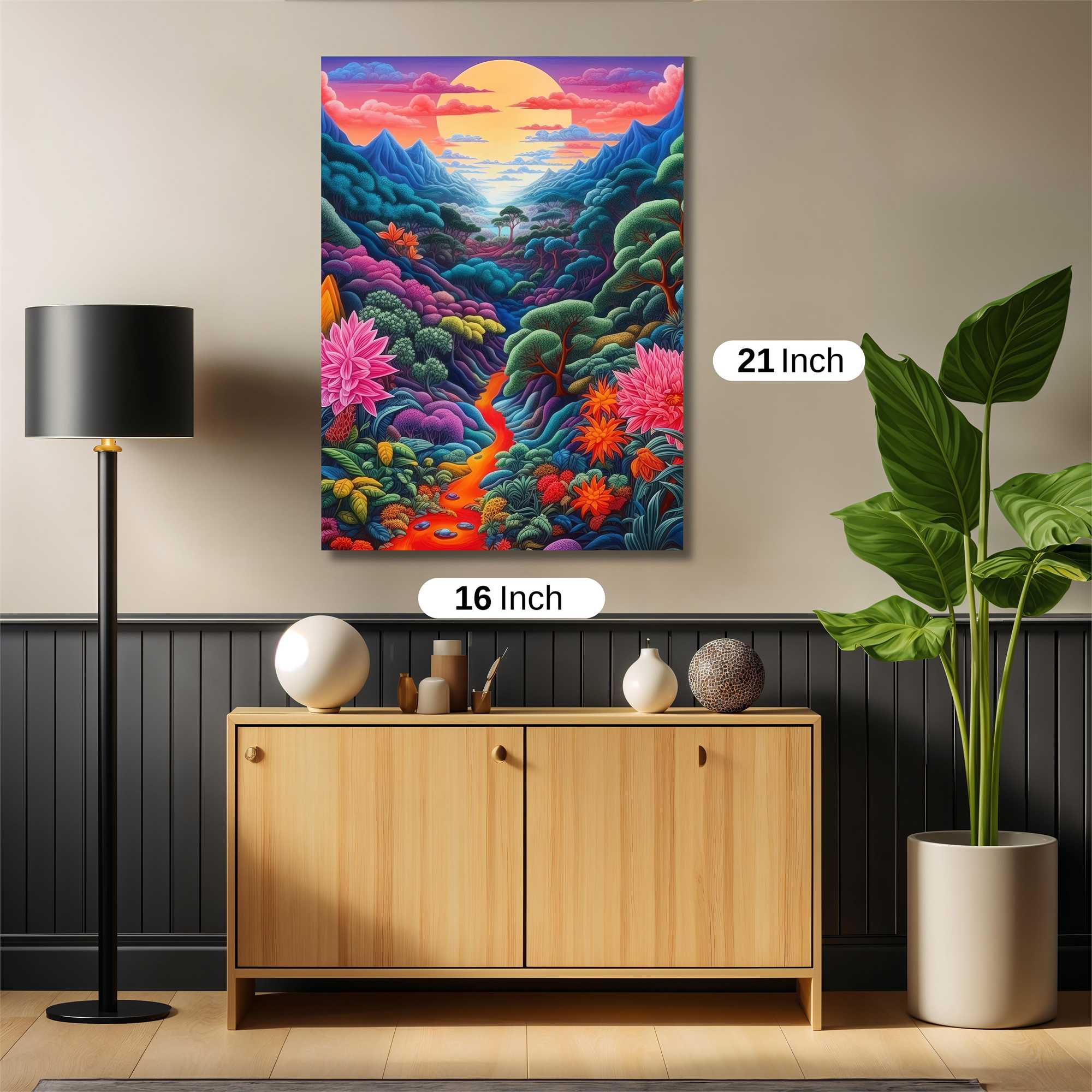 Sunset Serenity Safe Wall Magnetic / M