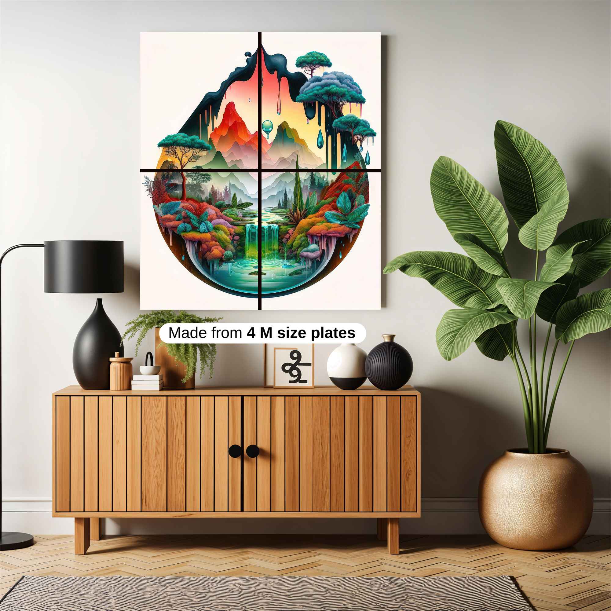 Fantasy Dreamscape Safe Wall Magnetic / M