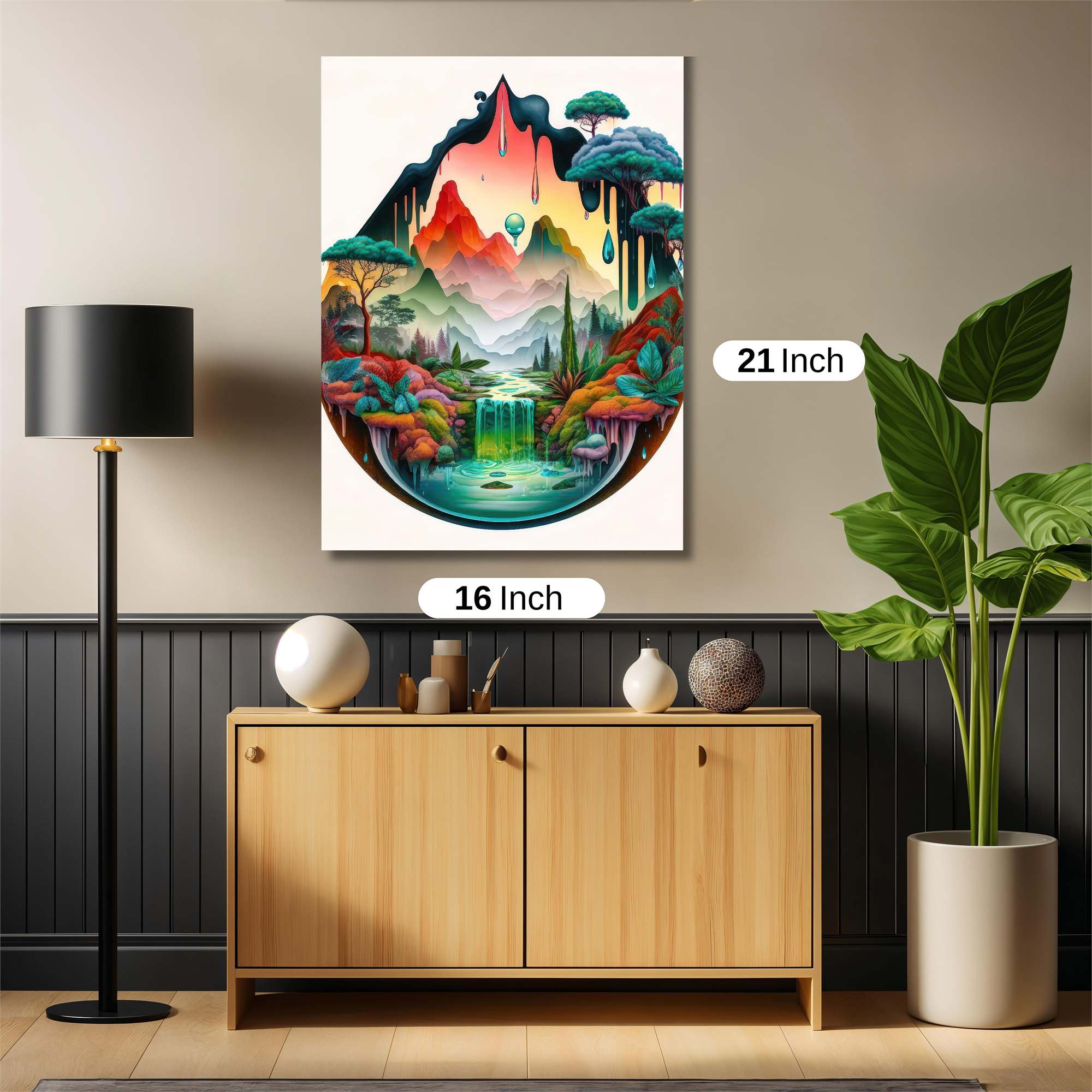 Fantasy Dreamscape Safe Wall Magnetic / M