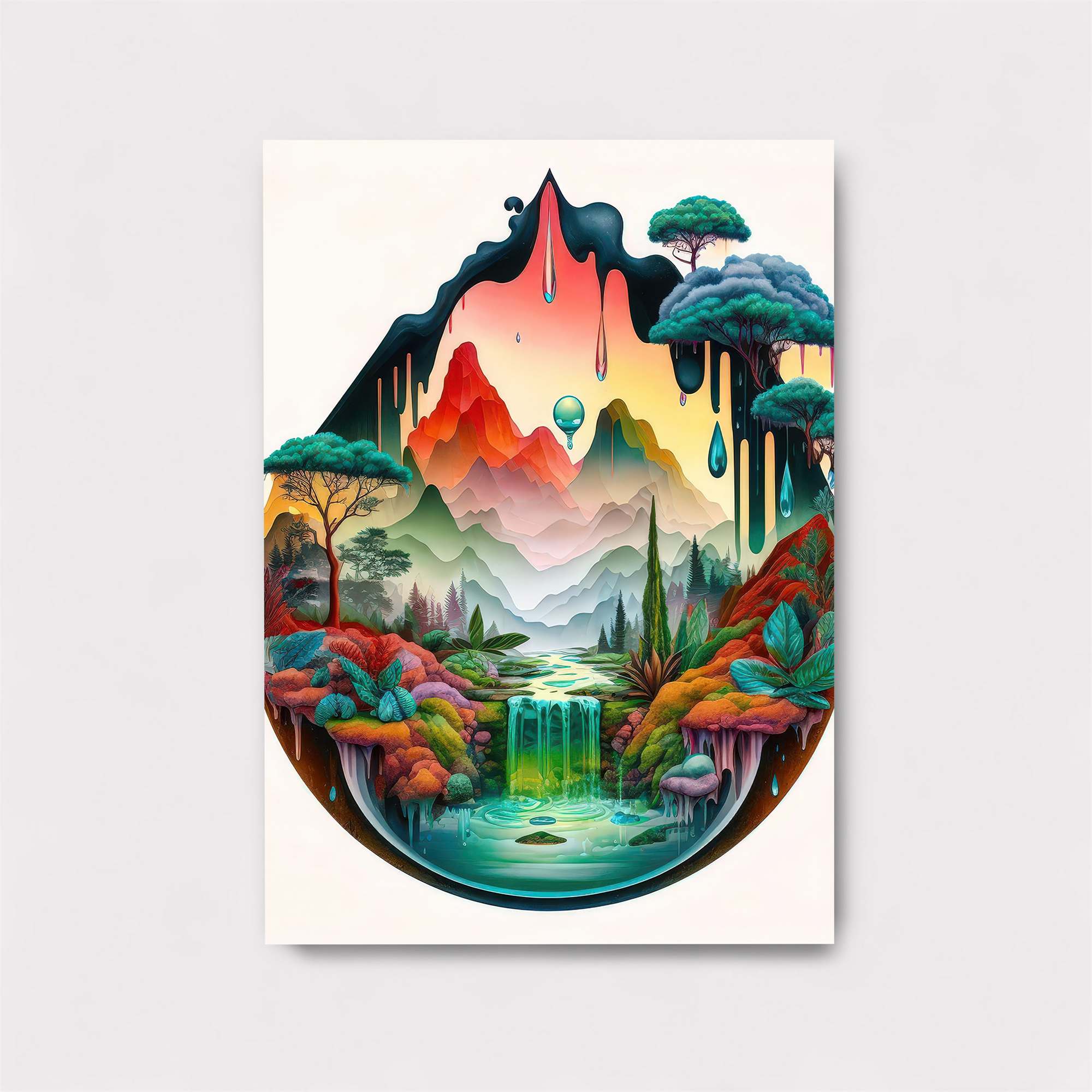 Fantasy Dreamscape Safe Wall Magnetic / M