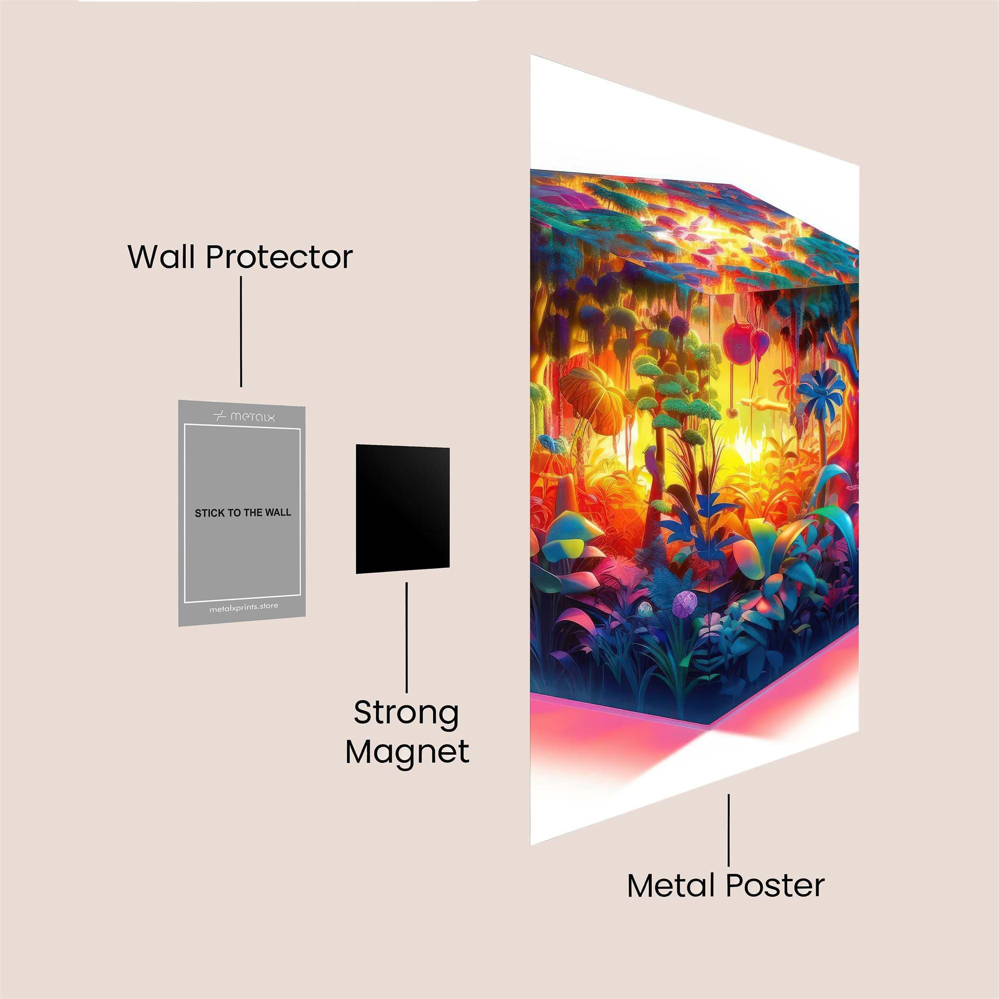 Jungle Radiance Safe Wall Magnetic / M