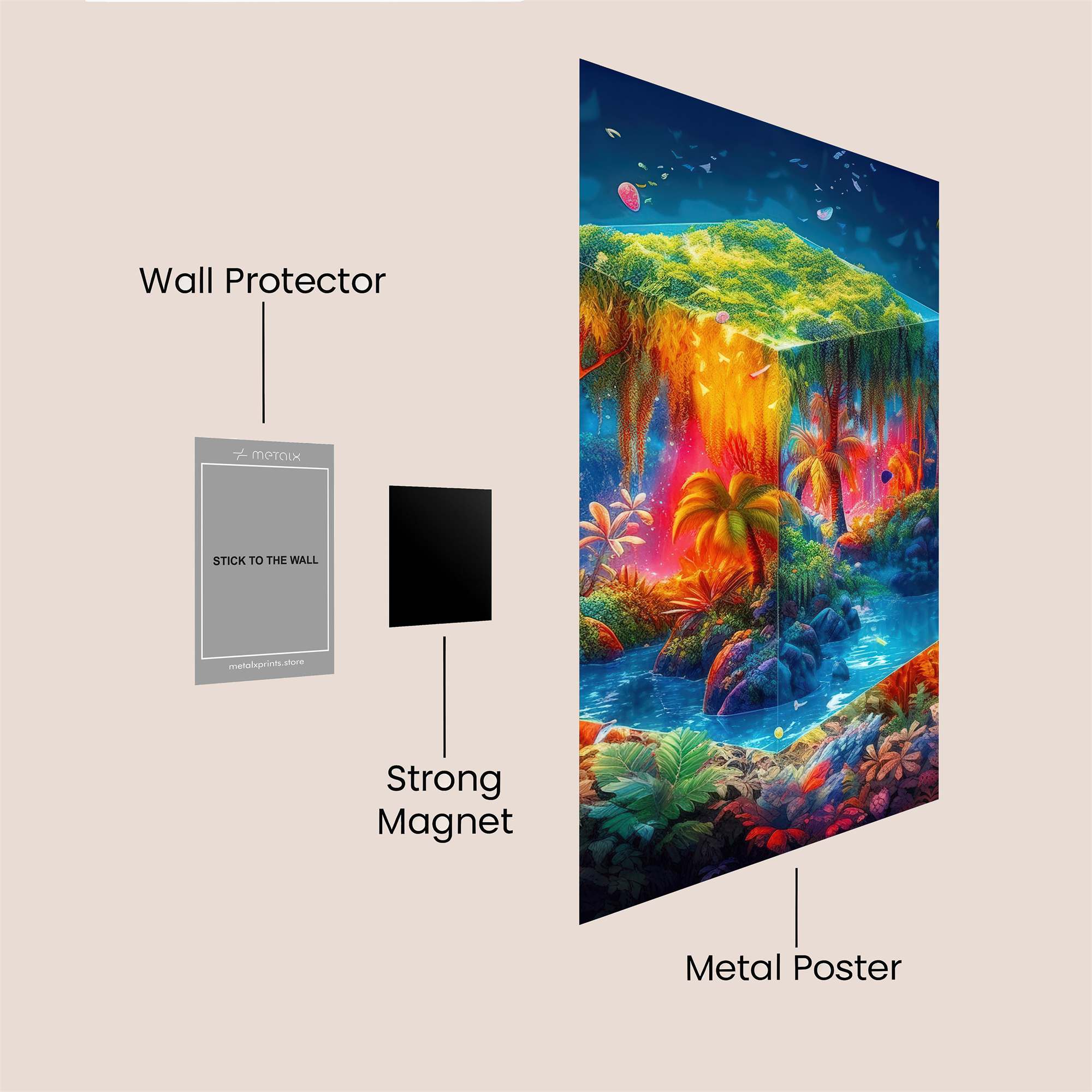 Jungle Dream Safe Wall Magnetic / M